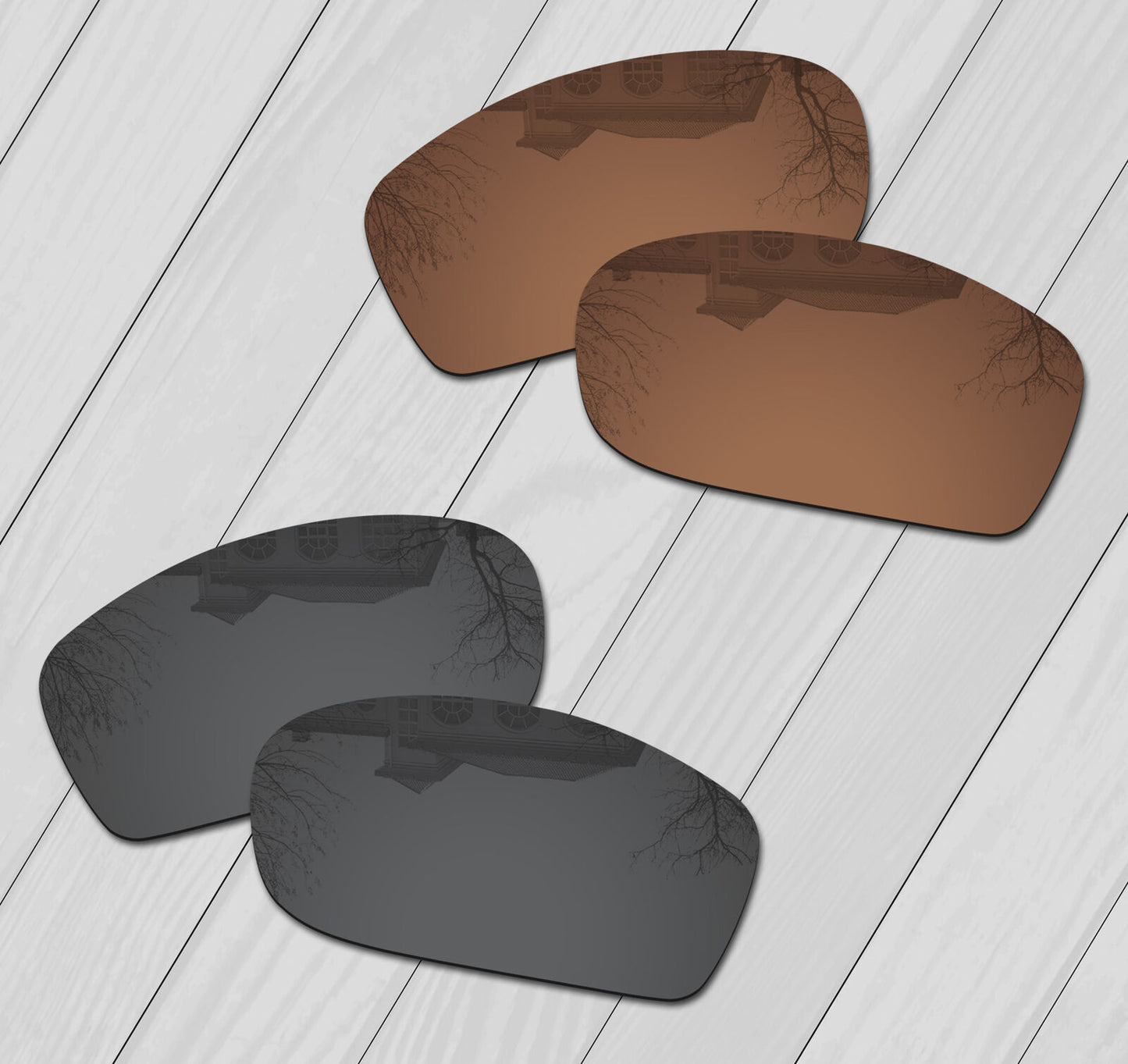 POLARIZED Replacement Lenses For-Oakley Fives Squared Anti-Scratch Options