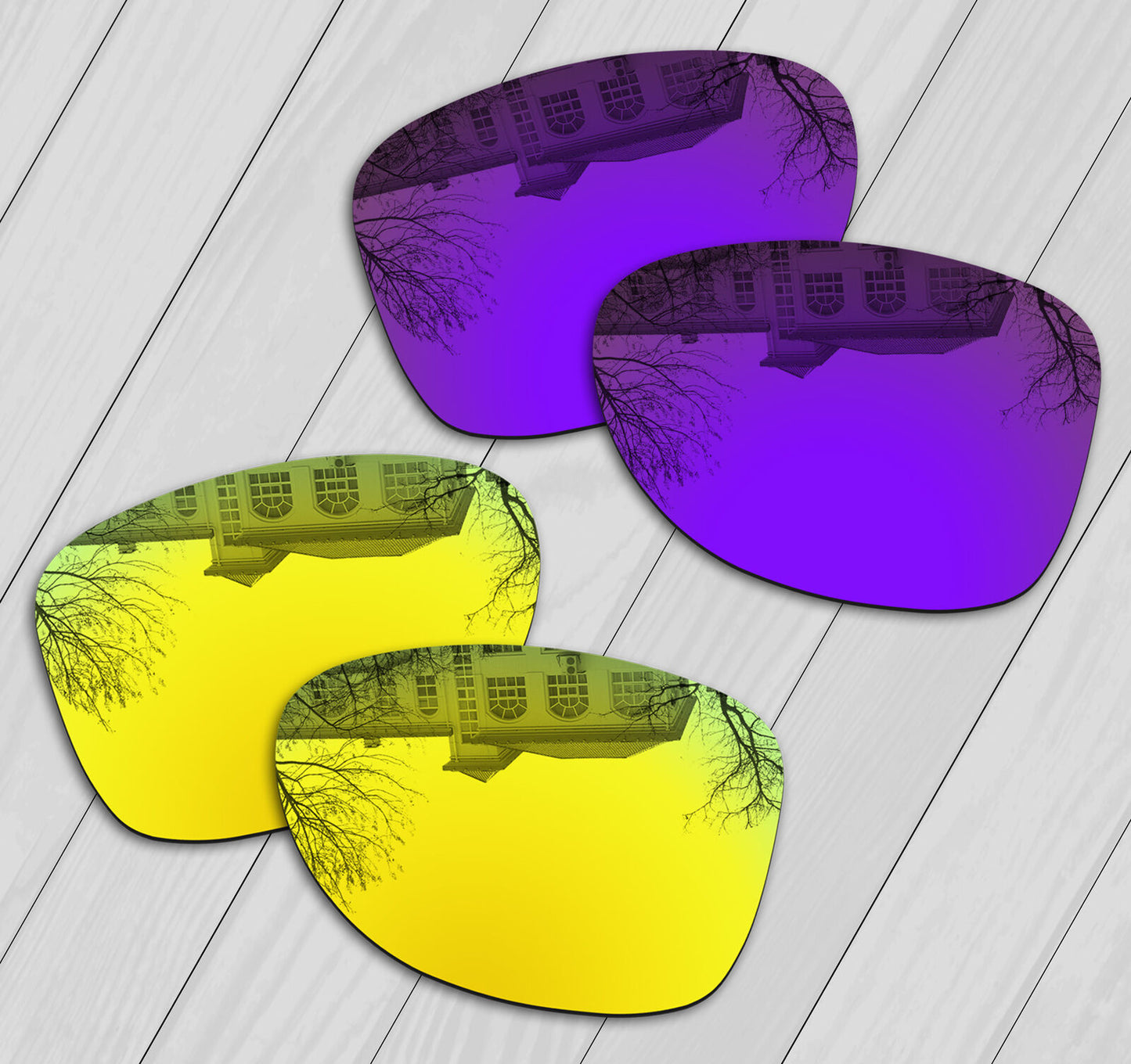 POLARIZED Replacement Lenses For-Oakley Crosshair 2012 Sunglasses Anti-Scratch