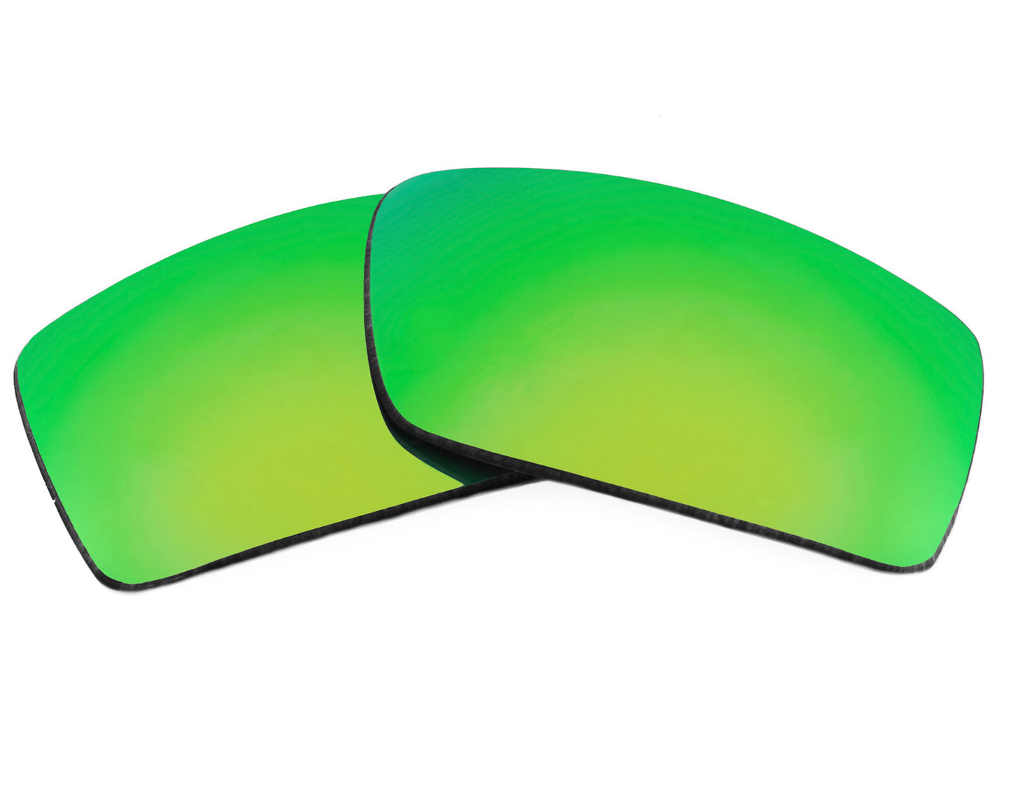 LenSwitch Replacement Lenses for Oakley Gascan Sunglasses Green Mirror