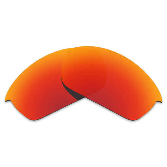 Hawkry Polarized Replacement Lenses for-Oakley Flak Jacket Sunglass Orange Red