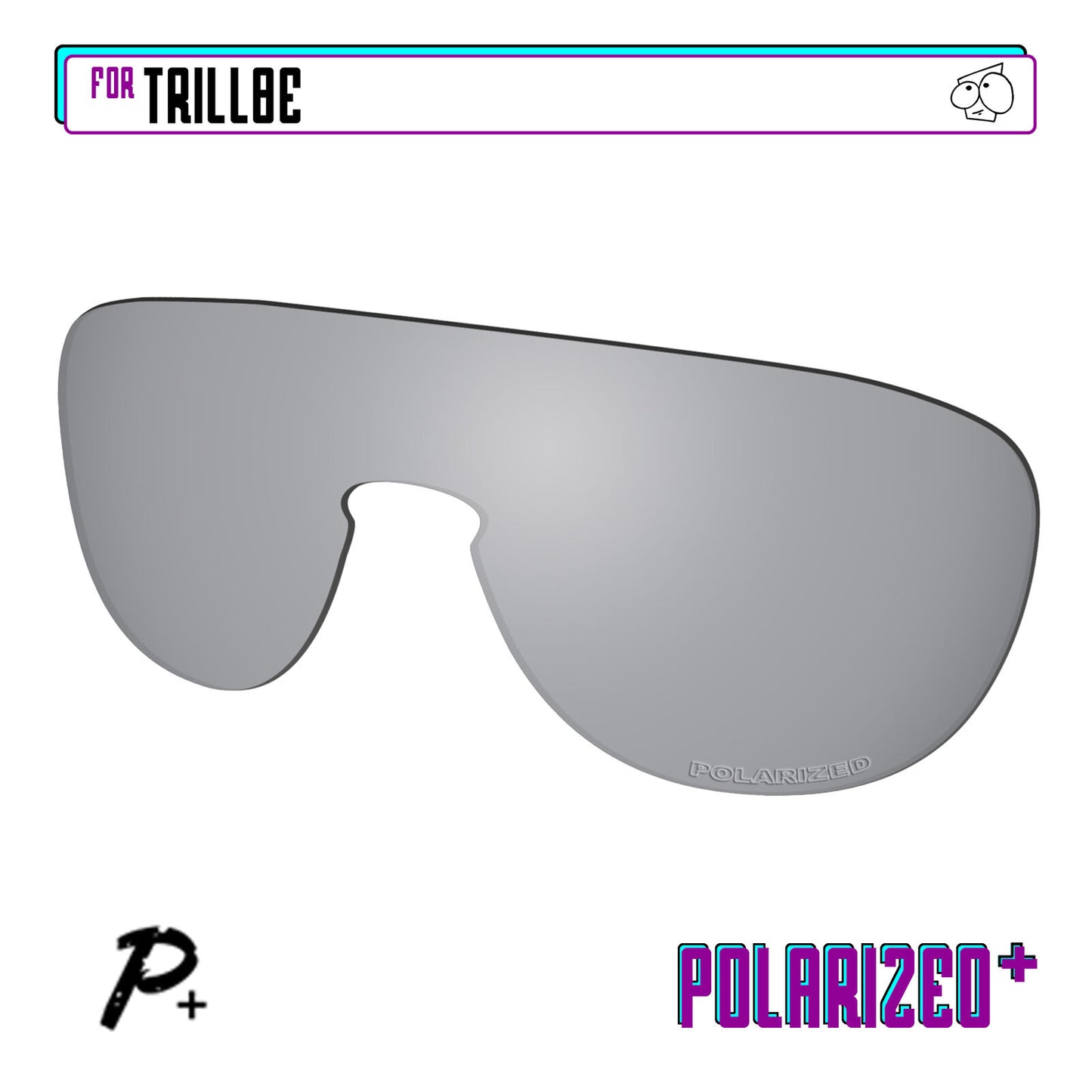 POLARIZED+ Replacement Lens For-Oakley Trillbe Sunglass Anti-Scratch