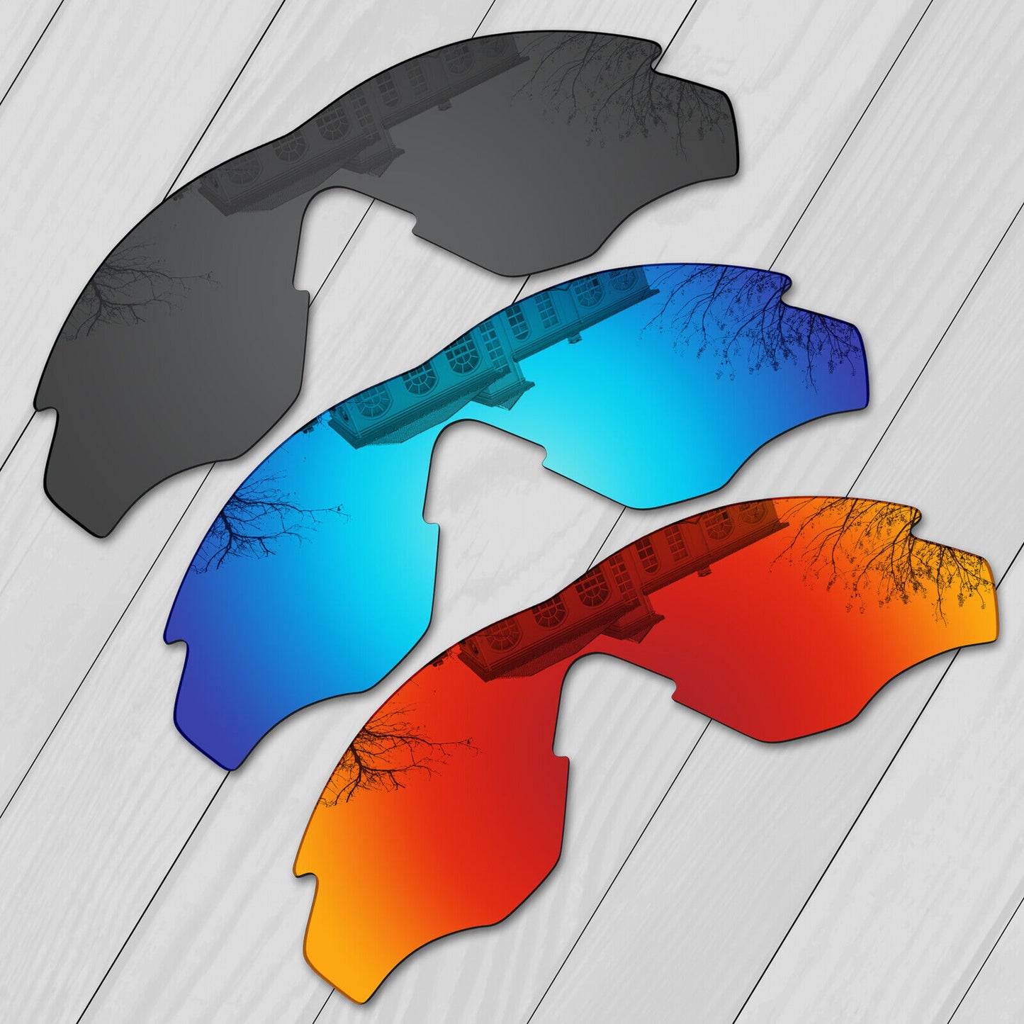 POLARIZED Wholesale Replacement Lenses For-Oakley M2 Frame OO9212 Anti-Scratch