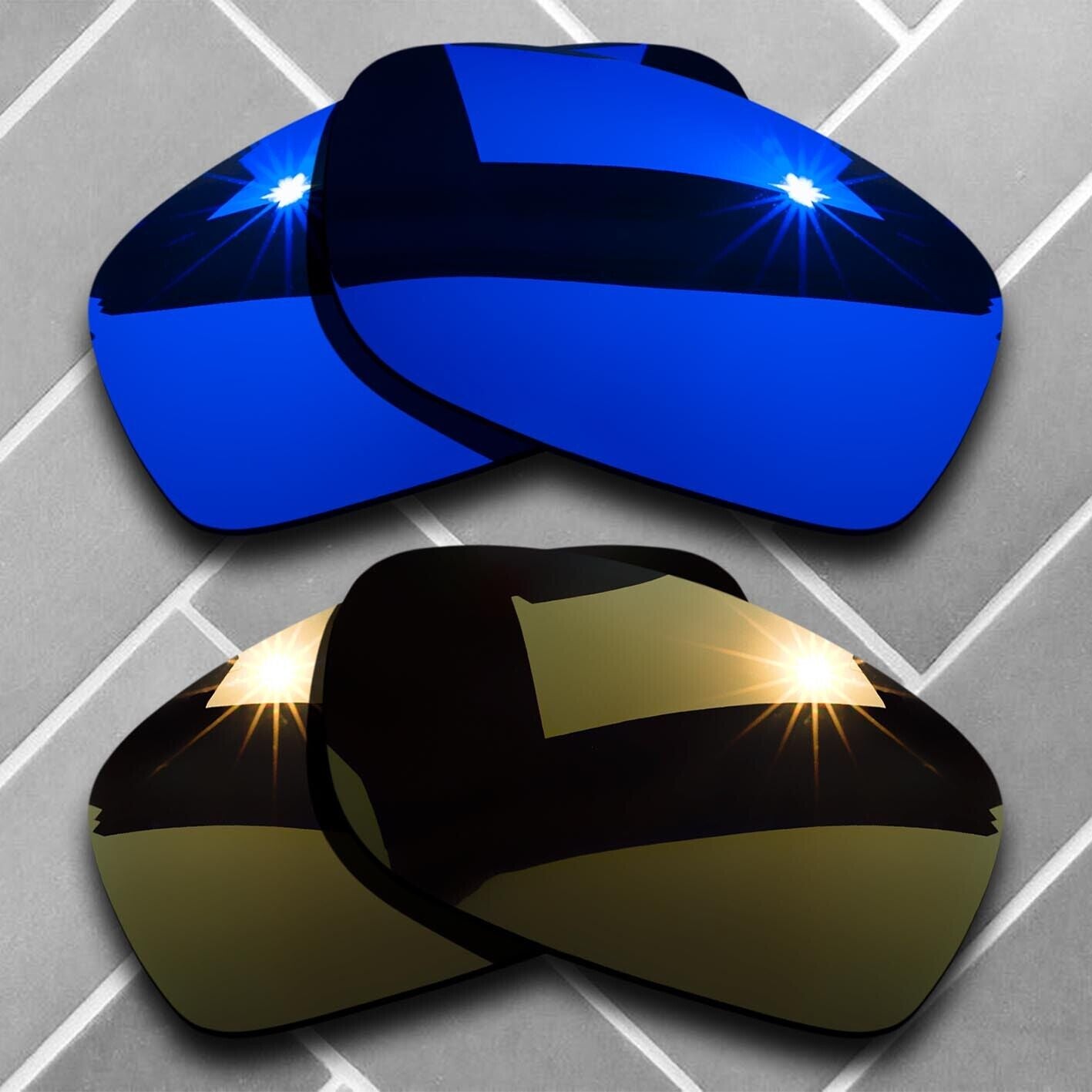 Polarized Replacement lenses for-Oakley Fives Squared Anti-Scratch Choices US