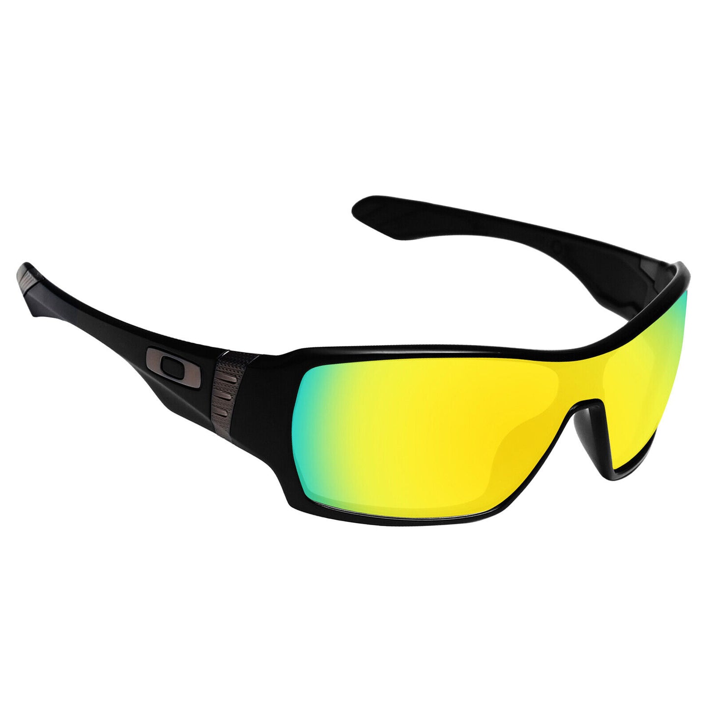 Hawkry Polarized Replacement Lens for-Oakley Offshoot Sunglass 24K Golden Mirror