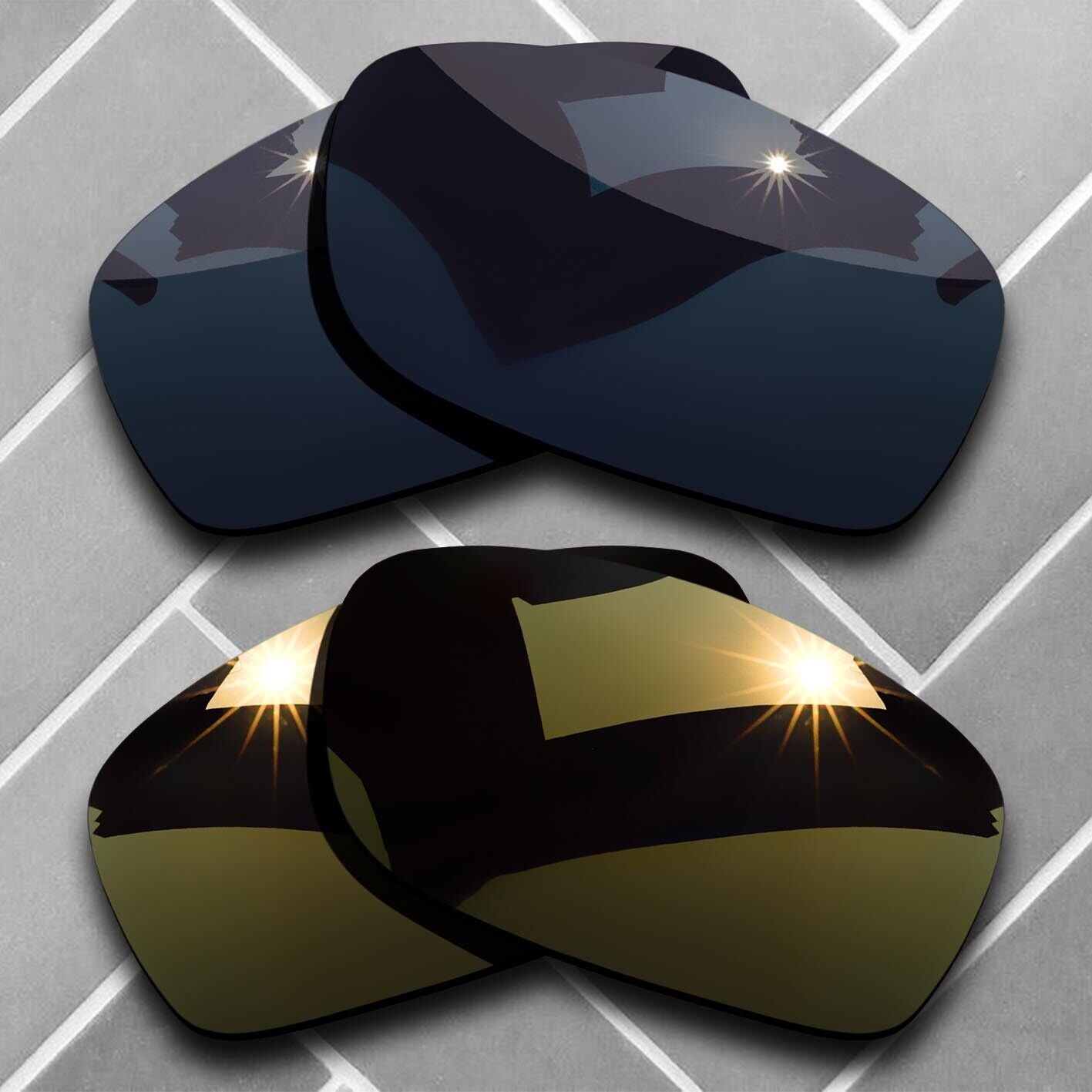 Polarized Replacement lenses for-Oakley Fives Squared Anti-Scratch Choices US