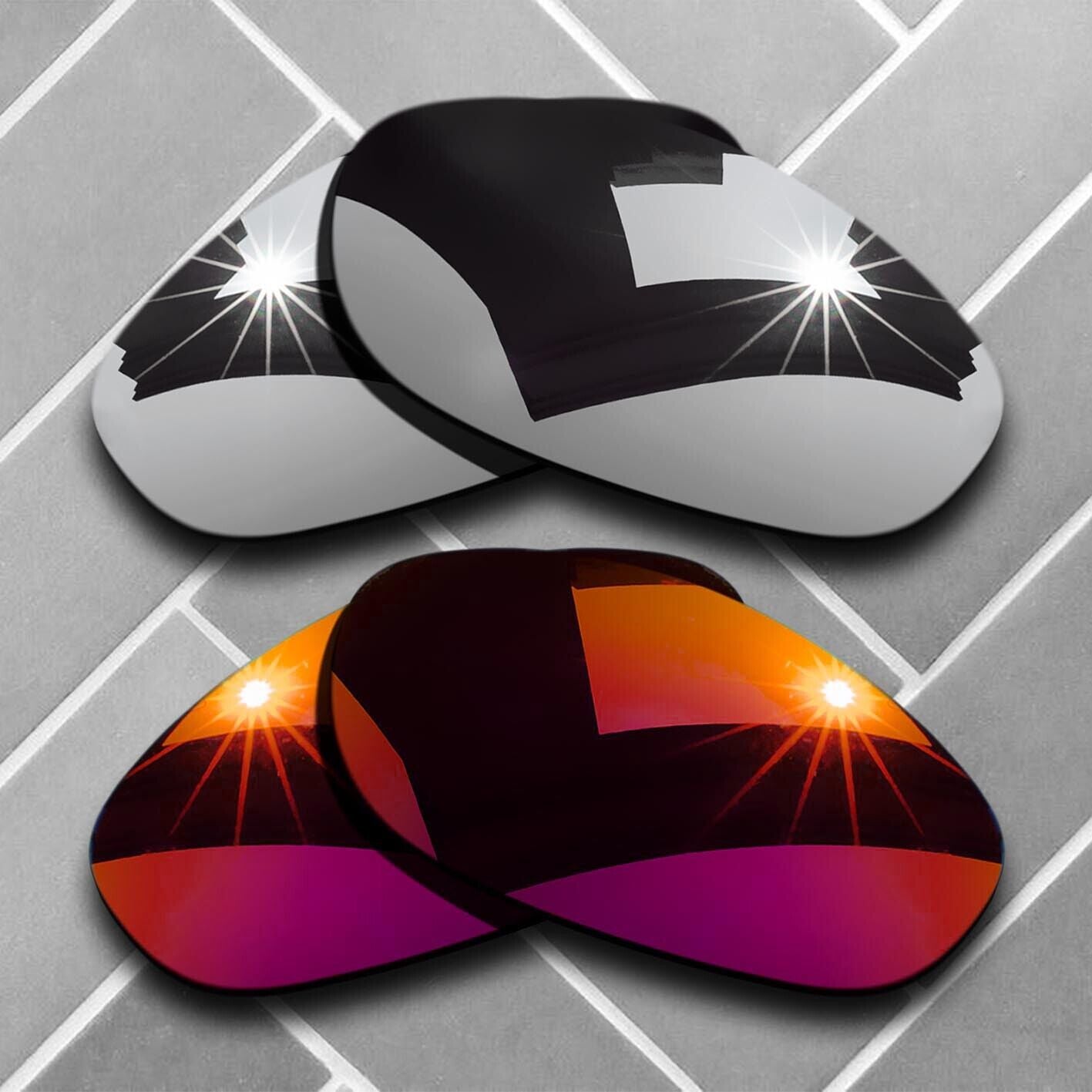 Anti-Scratch Replacement lenses for-Oakley Monster Dog Polarized Multi Choices