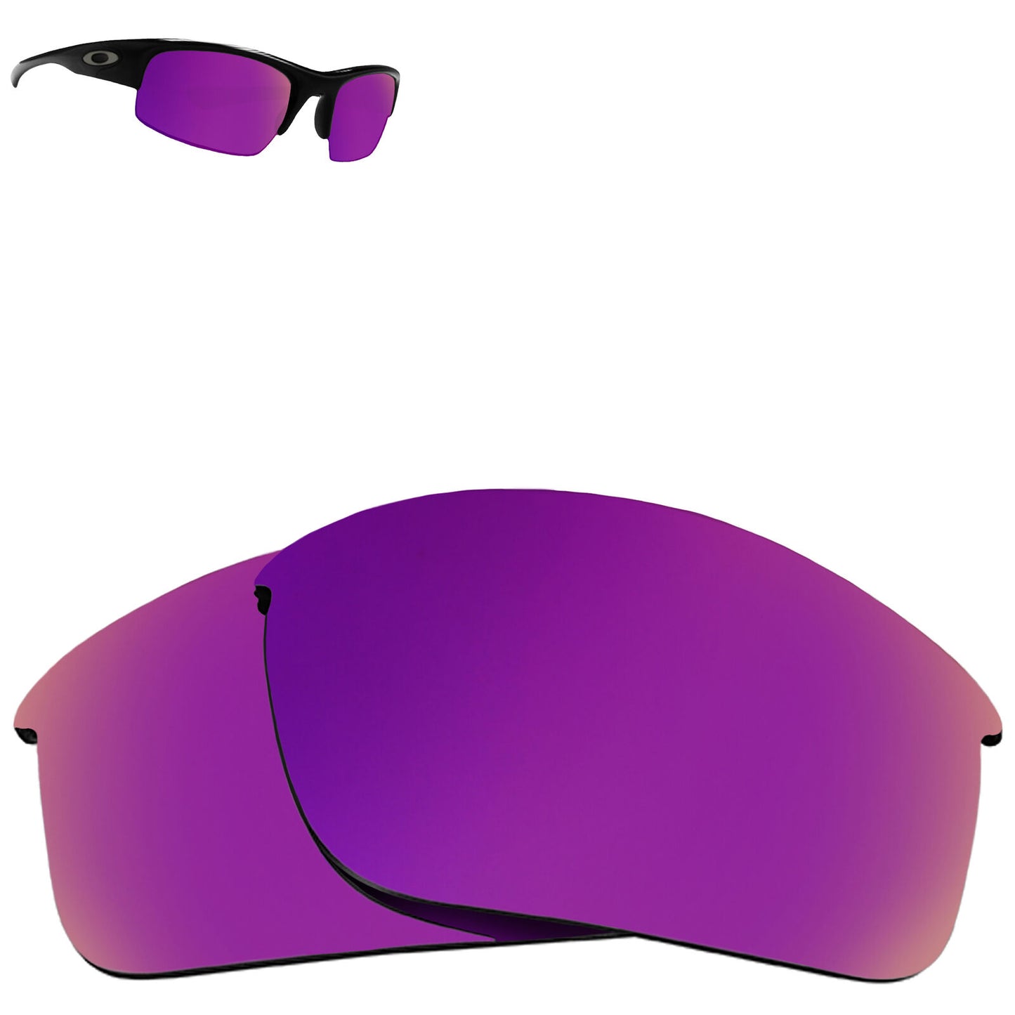 LenSwitch Polarized Replacement Lenses for Oakley Bottlecap Sunglasses Purple