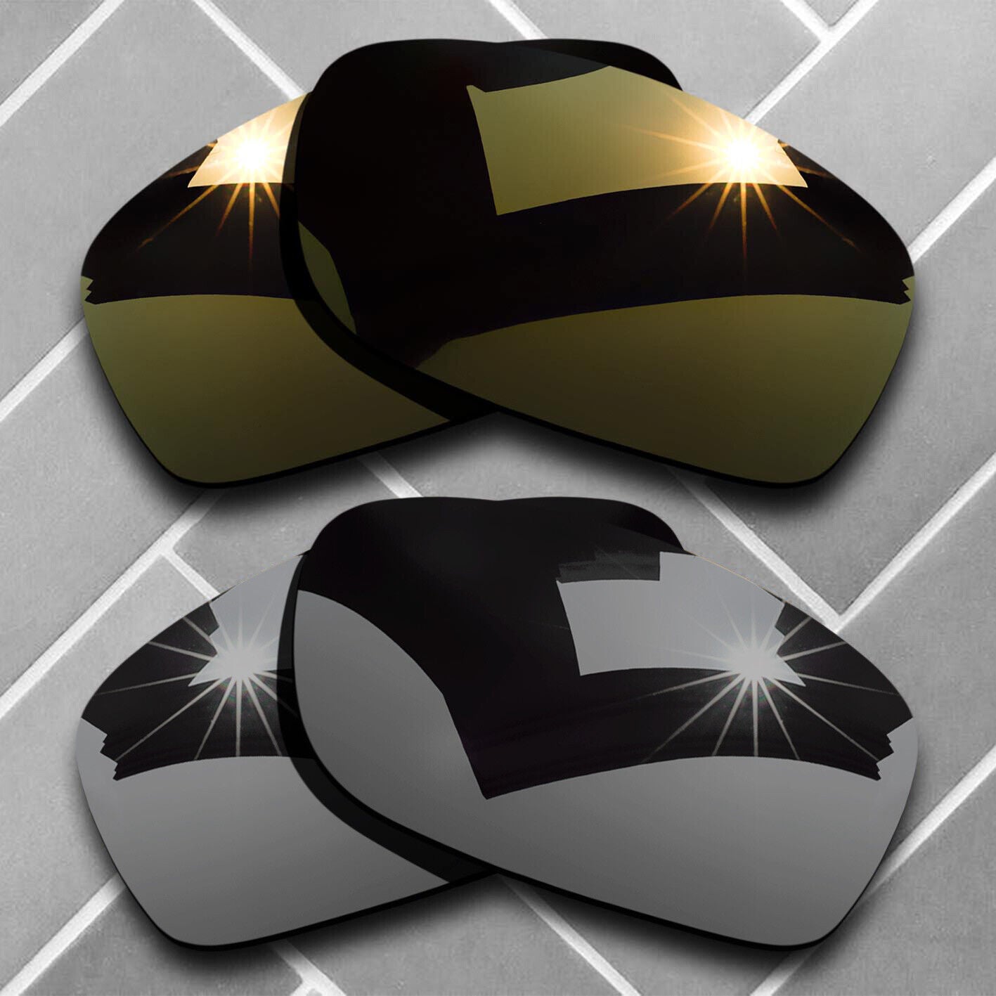 Polarized Replacement lenses for-Oakley Fives Squared Anti-Scratch Choices US