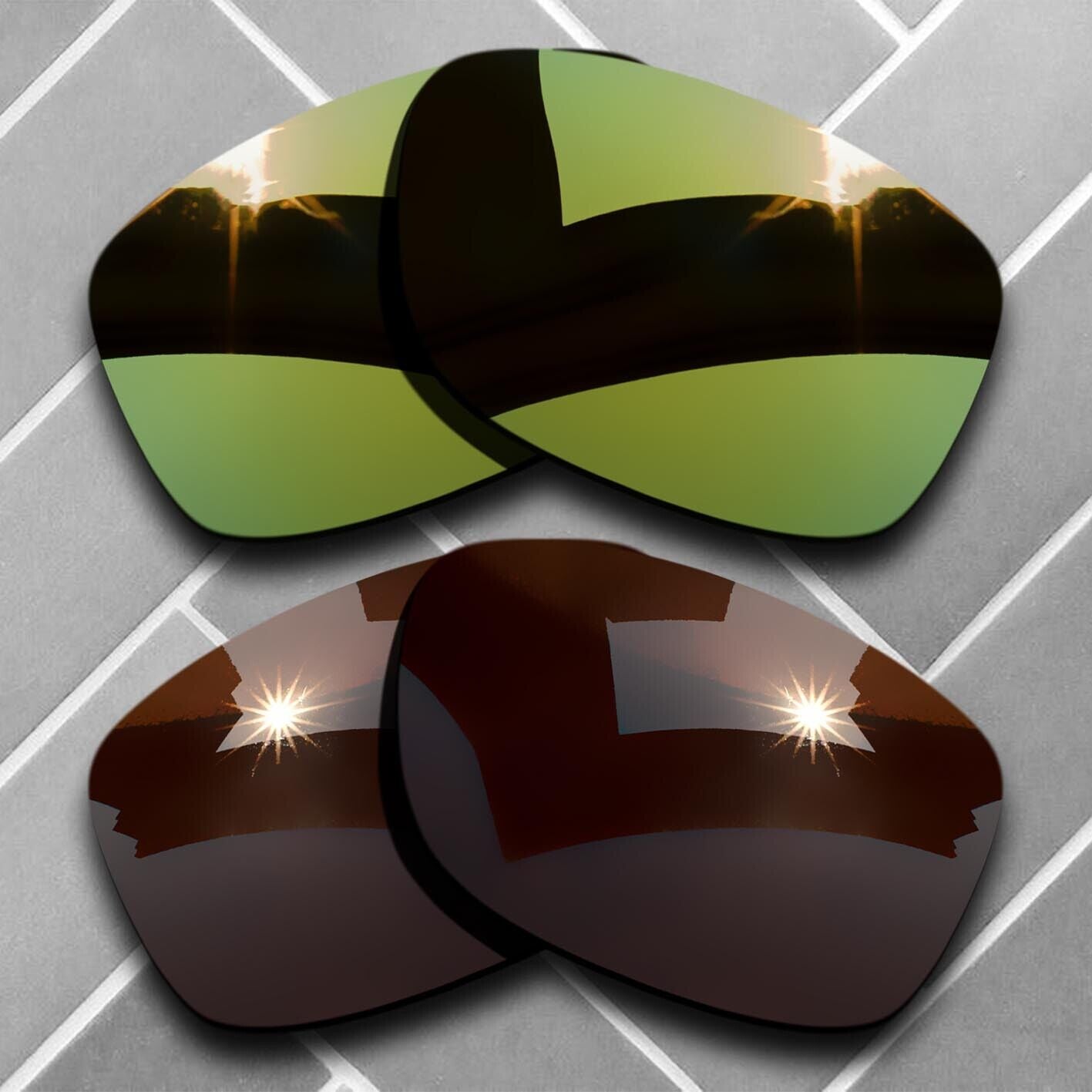 Polarized Replacement lenses for-Oakley Jupiter Squared Anti-Scratch Choices US
