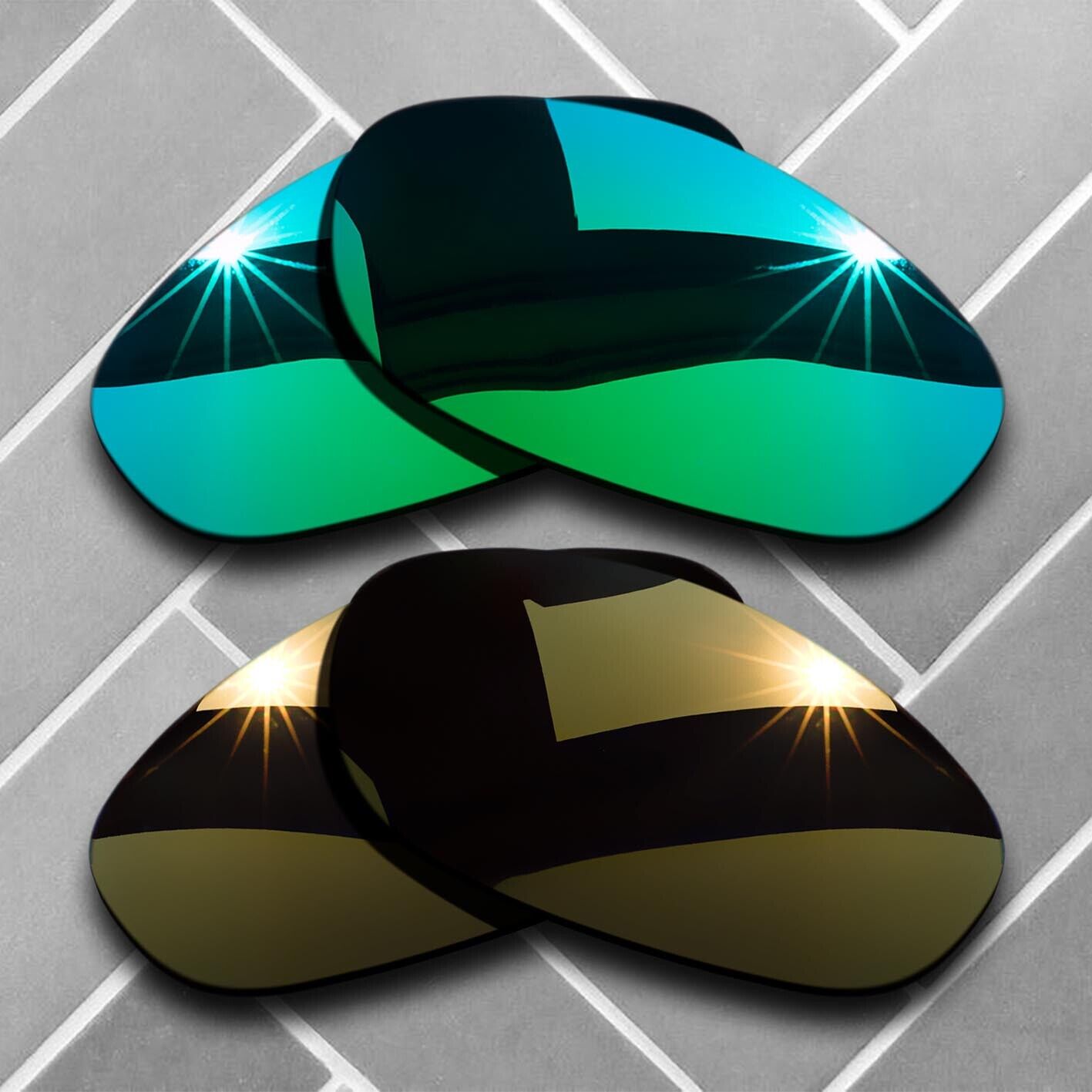 Anti-Scratch Replacement lenses for-Oakley Monster Dog Polarized Multi Choices