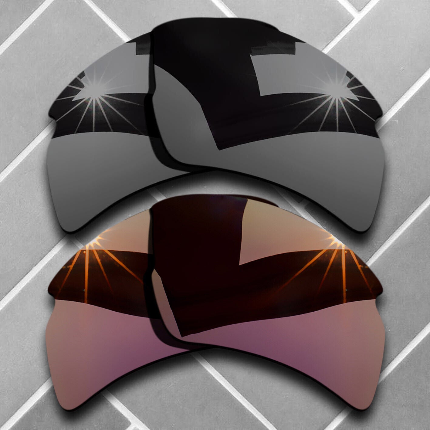 Polarized Replacement lenses for-Oakley Flak 2.0 XL Anti-Scratch Choices US