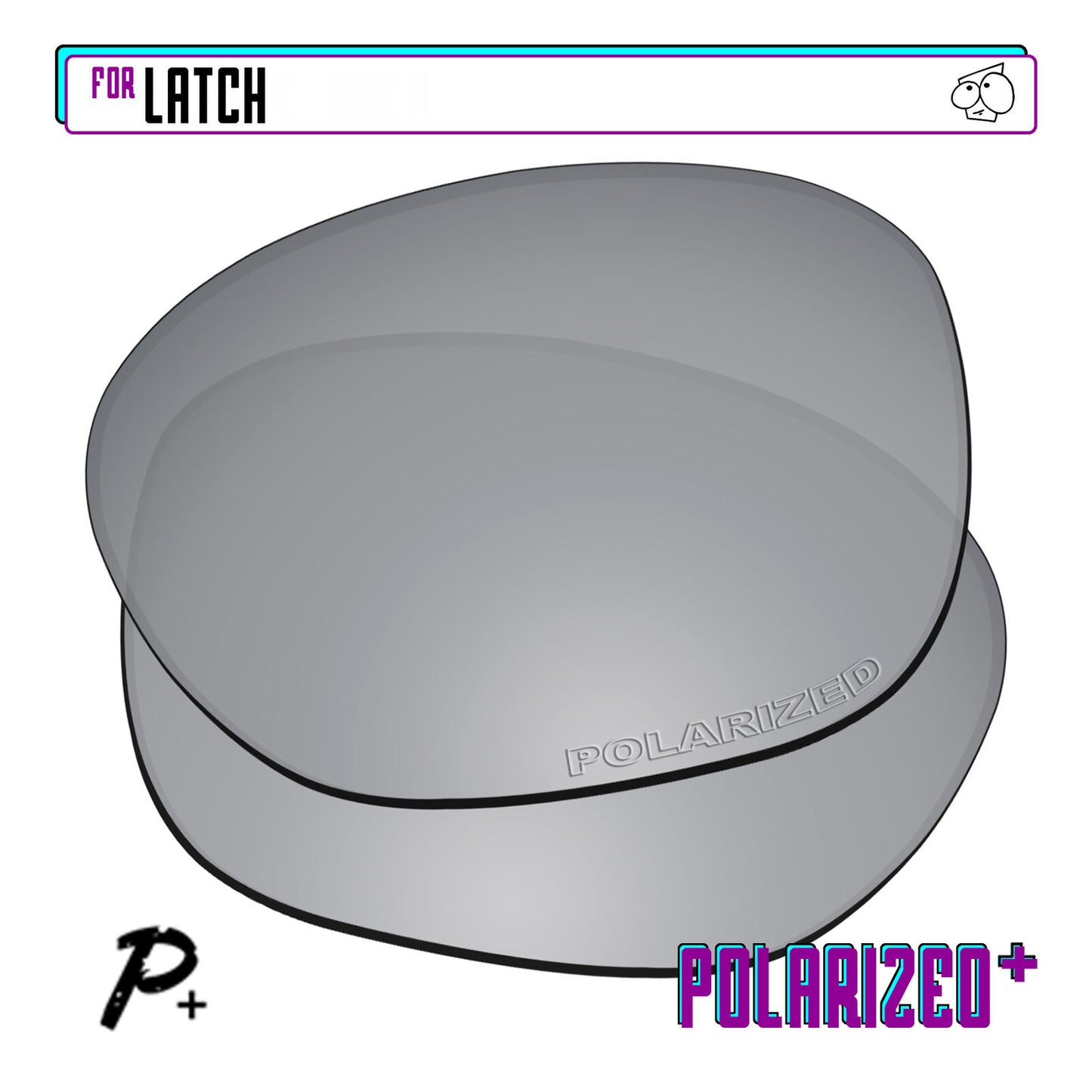 POLARIZED+ Replacement Lens For-Oakley Latch Sunglass Anti-Scratch