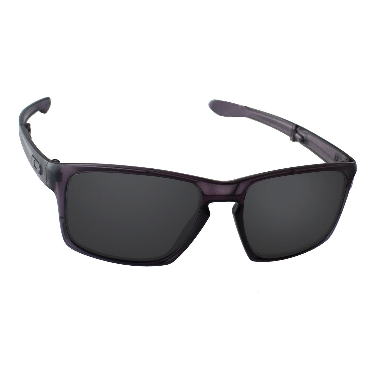 Hawkry Polarized Replacement Lenses for-Oakley Sliver Sunglass Stealth Black