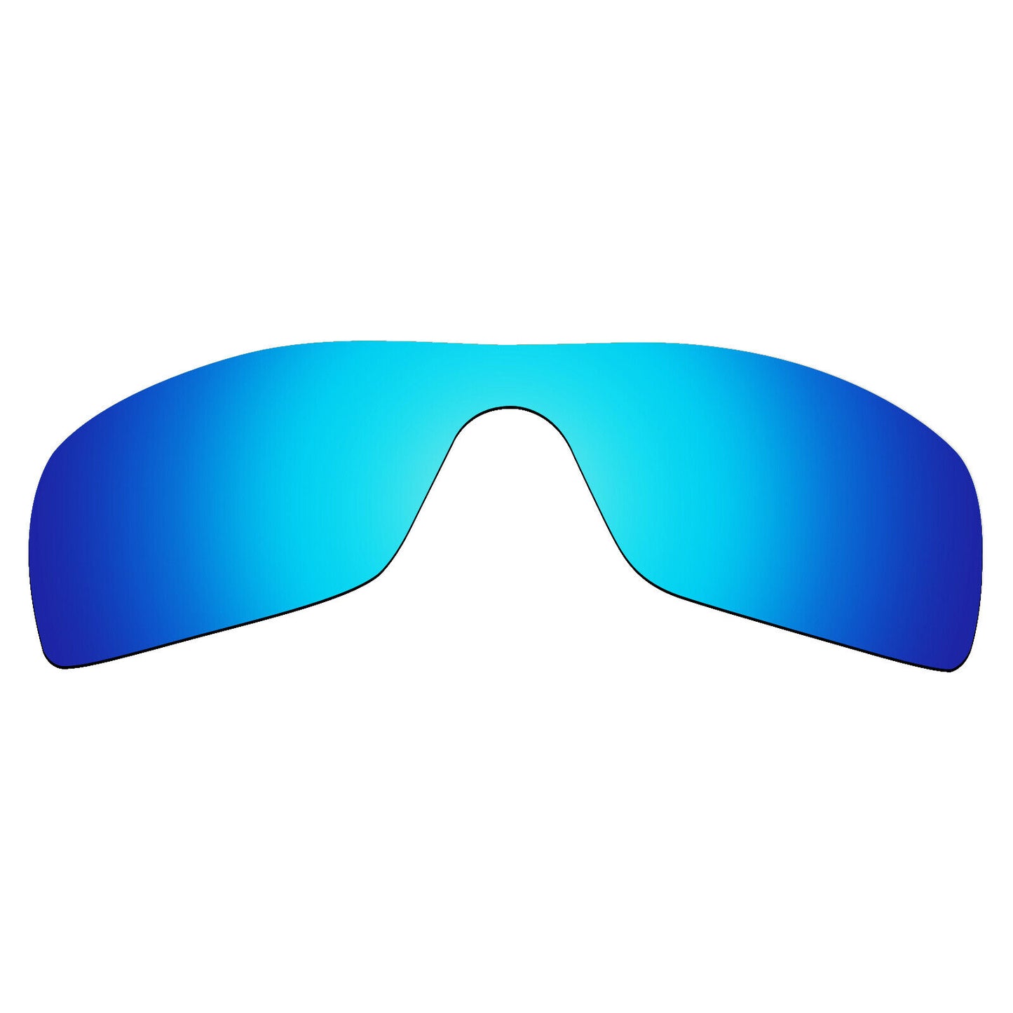Hawkry Polycarbonate Replacement Lense for-Oakley Batwolf Sunglass-Ice Blue