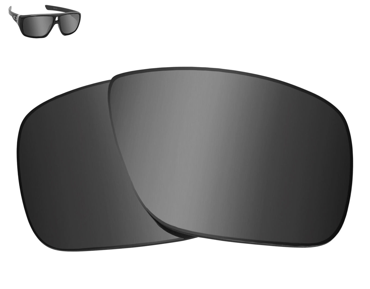 LenSwitch Replacement Lenses for Oakley Dispatch 1 Sunglasses Silver Mirror