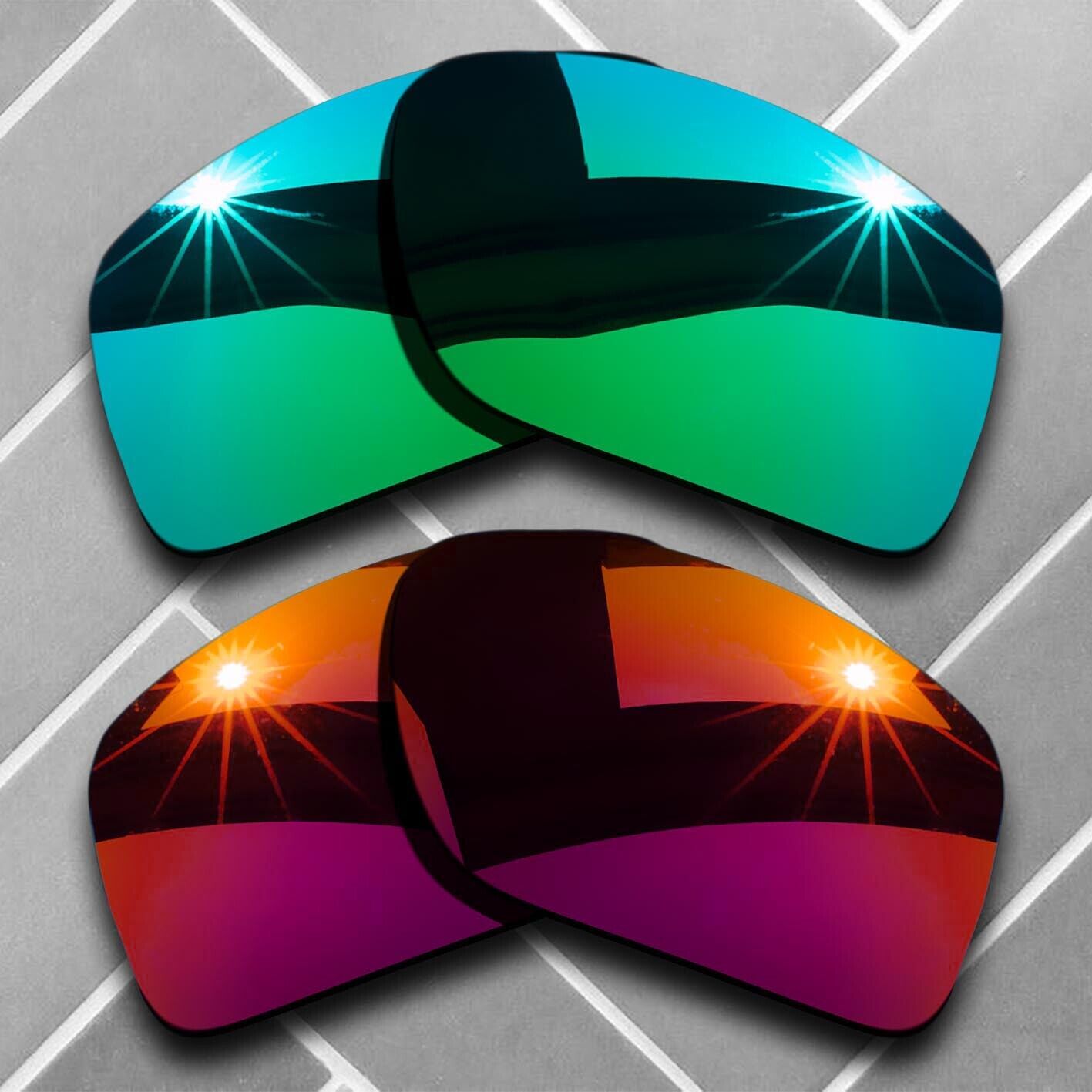 Polarized Replacement lenses for-Oakley Big Taco Anti-Scratch Multi Choices US