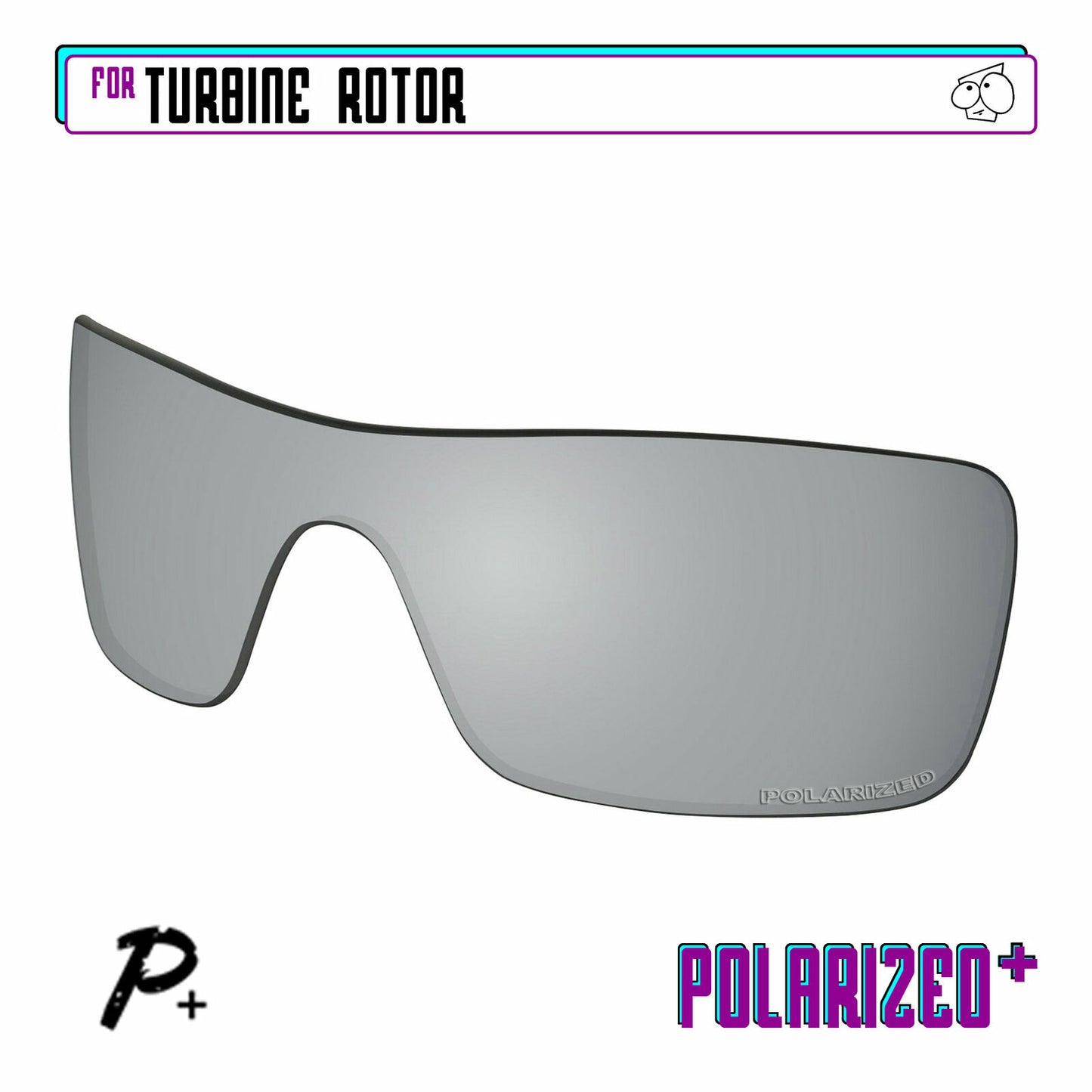 POLARIZED+ Replacement Lens For-Oakley Turbine Rotor Sunglass Anti-Scratch