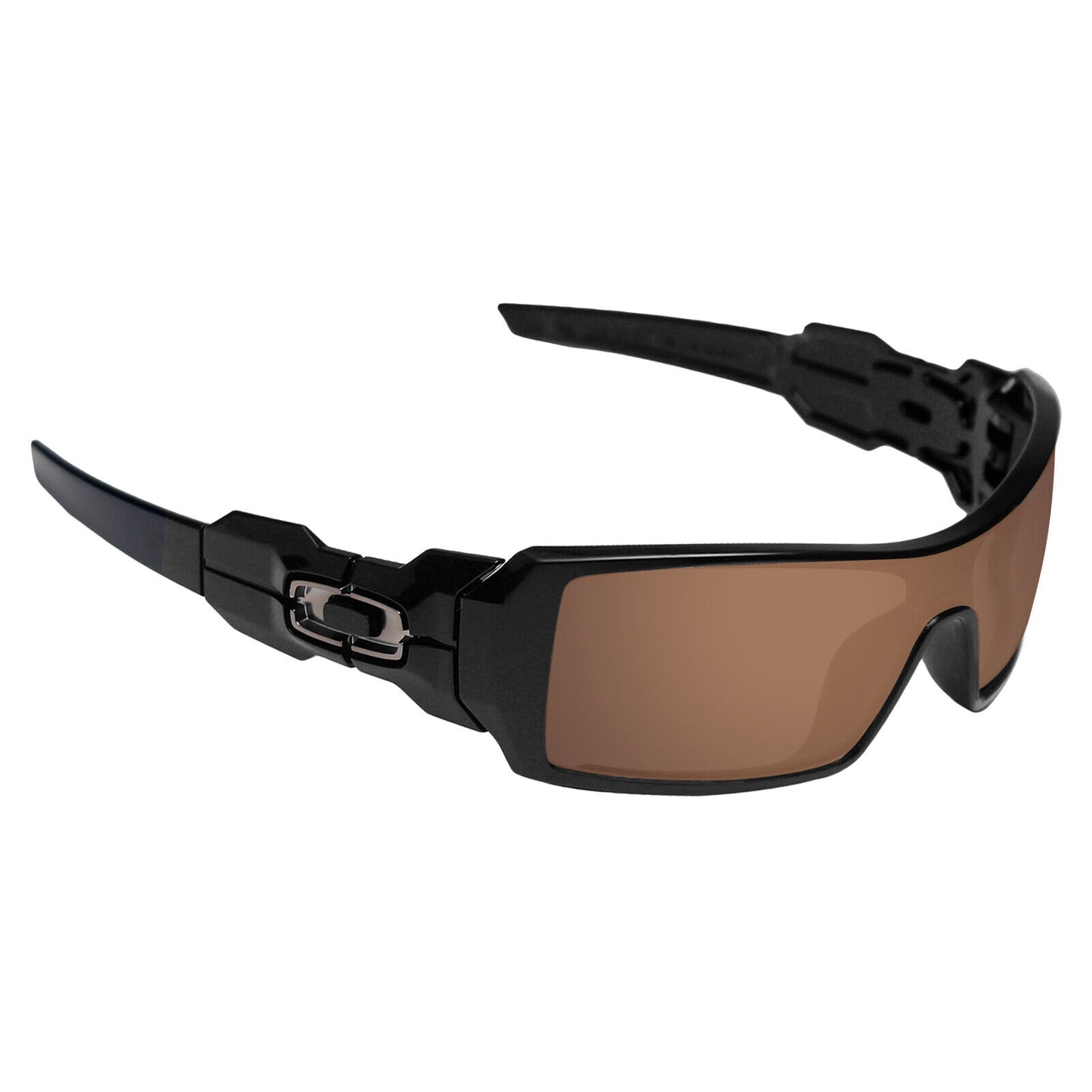 Hawkry Polarized Replacement Lenses for-Oakley Oil Rig Sunglass Bronze Brown