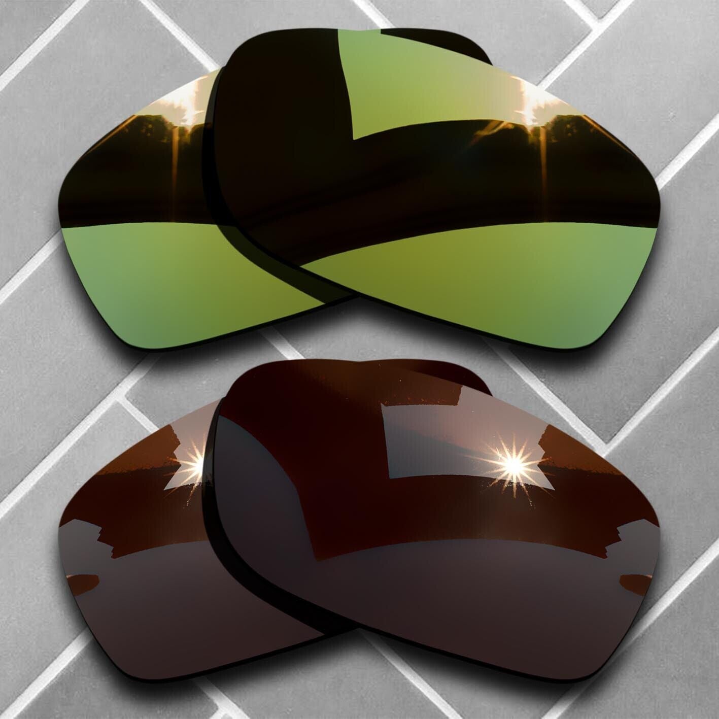 Polarized Replacement lenses for-Oakley Fives Squared Anti-Scratch Choices US