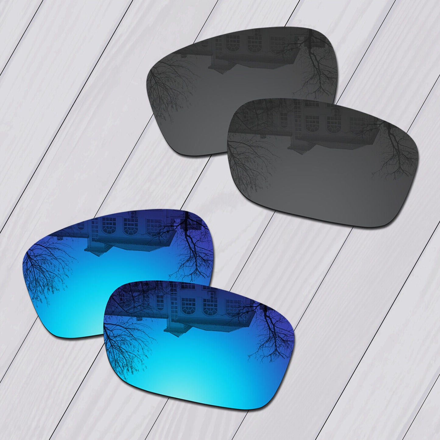 POLARIZED Lot Replacement Lens For-Oakley Sliver AF (Asian Fit) Anti-Scratch Opt