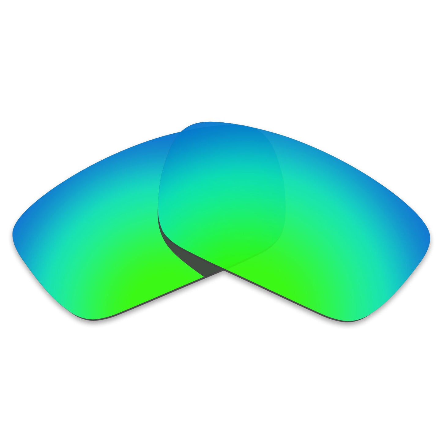Hawkry Polarized Replacement Lenses for-Oakley Fuel Cell Emerald Green Mirror