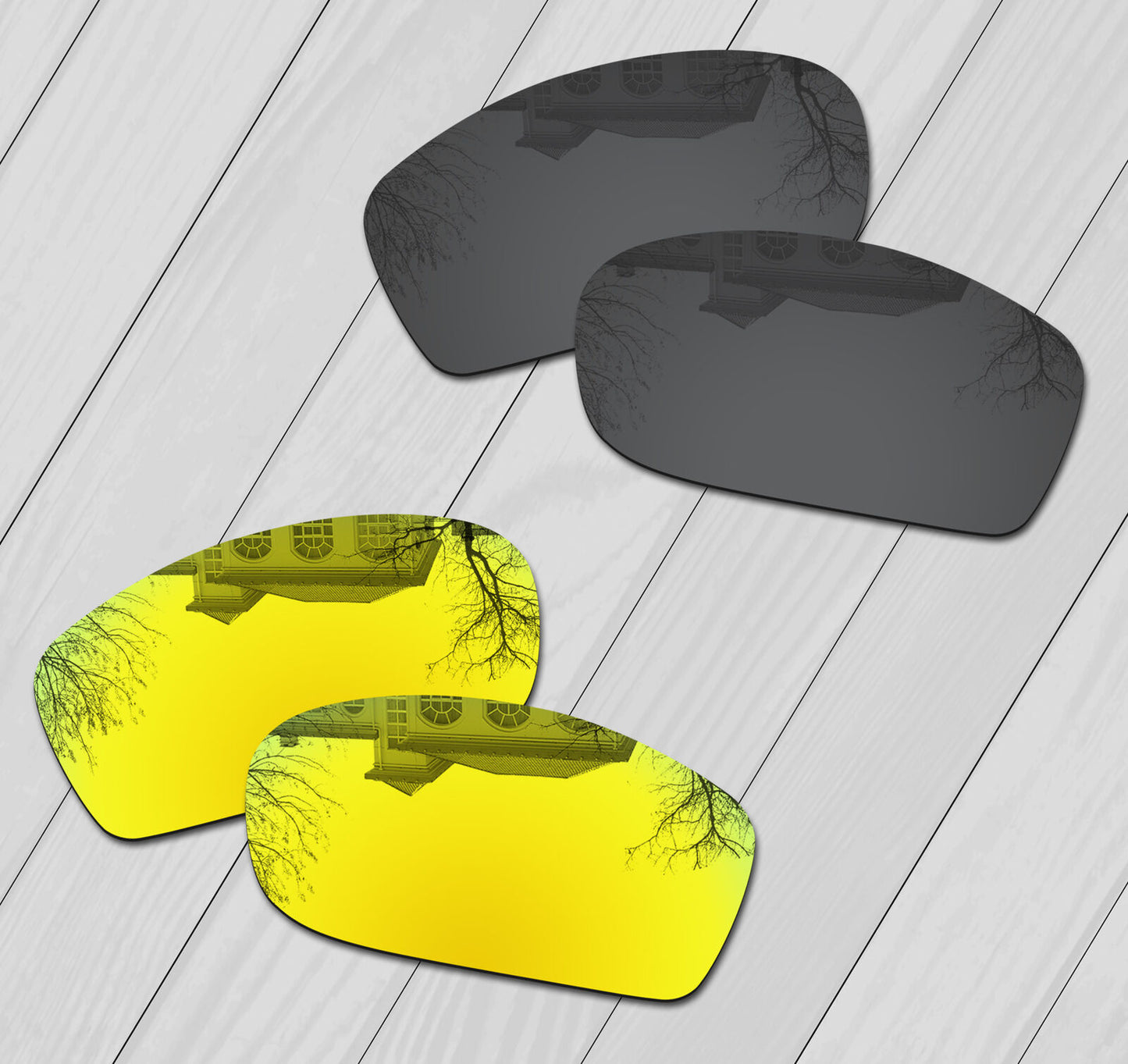 POLARIZED Replacement Lenses For-Oakley Fives Squared Anti-Scratch Options