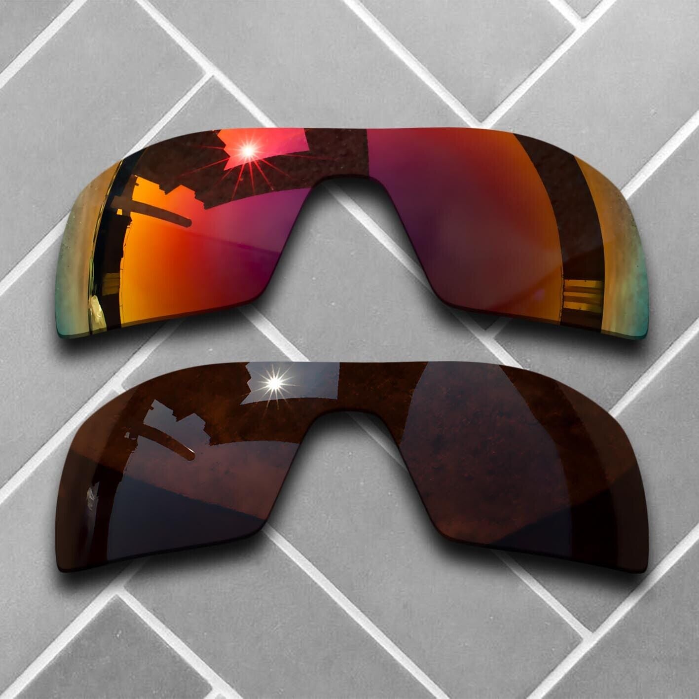 Polarized Replacement lenses for-Oakley Oil Rig Anti-Scratch Multiple Choices US