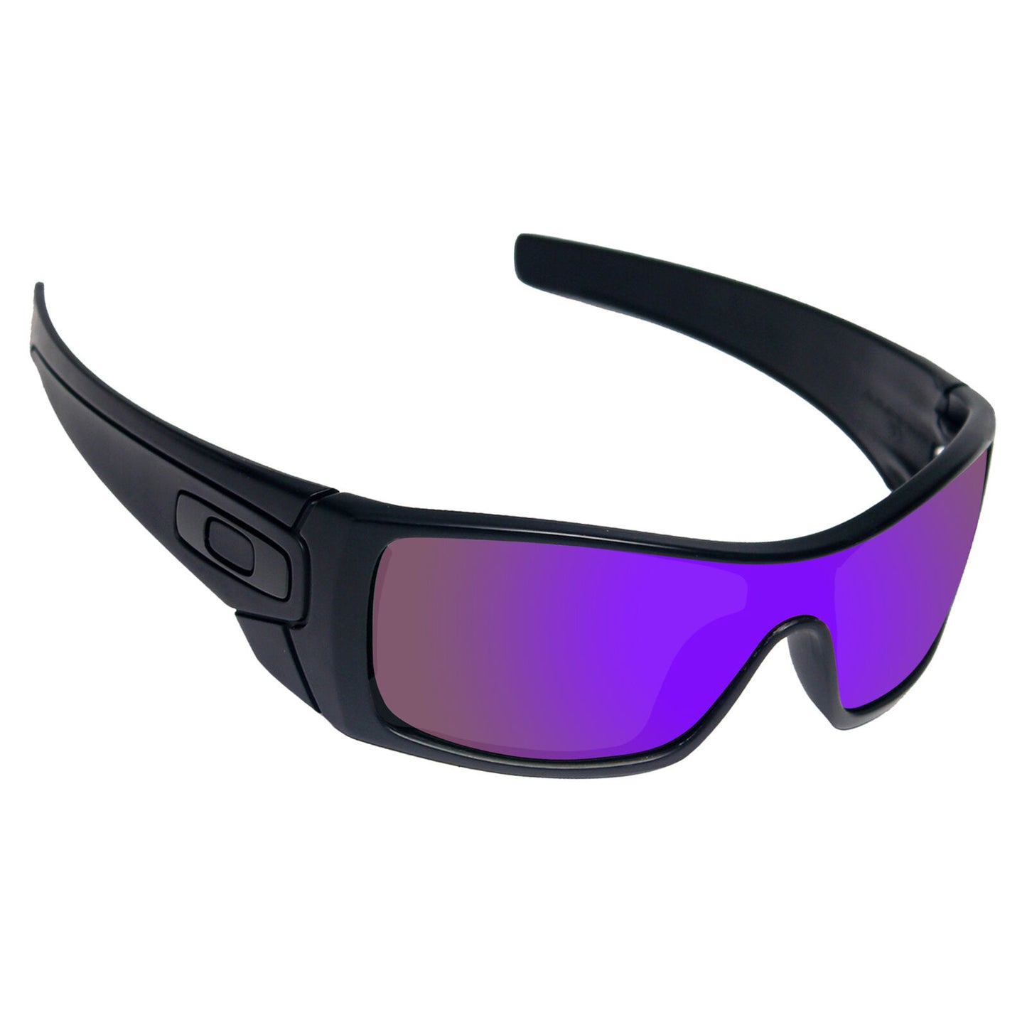 Hawkry Polarized Replacement Lenses for-Oakley Batwolf Sunglass Purple Mirror