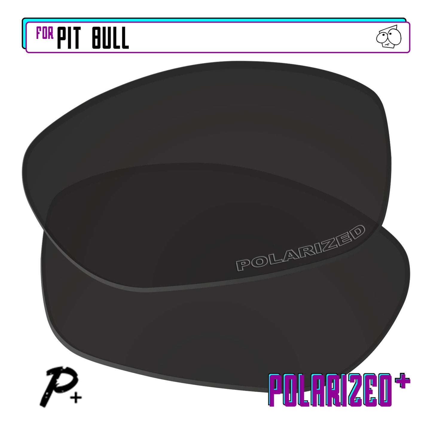 POLARIZED+ Replacement Lens For-Oakley Pit Bull Sunglass Anti-Scratch