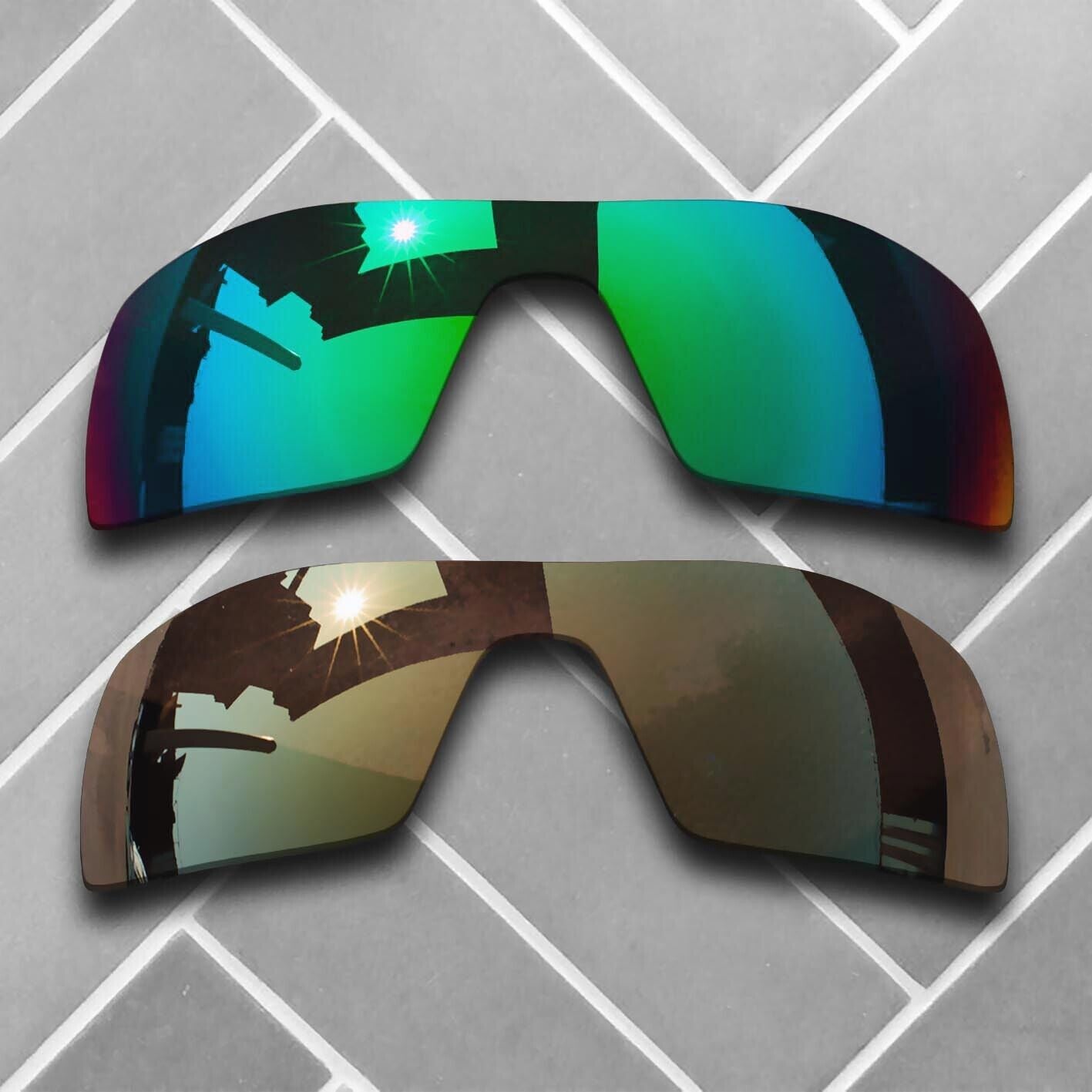 Polarized Replacement lenses for-Oakley Oil Rig Anti-Scratch Multiple Choices US