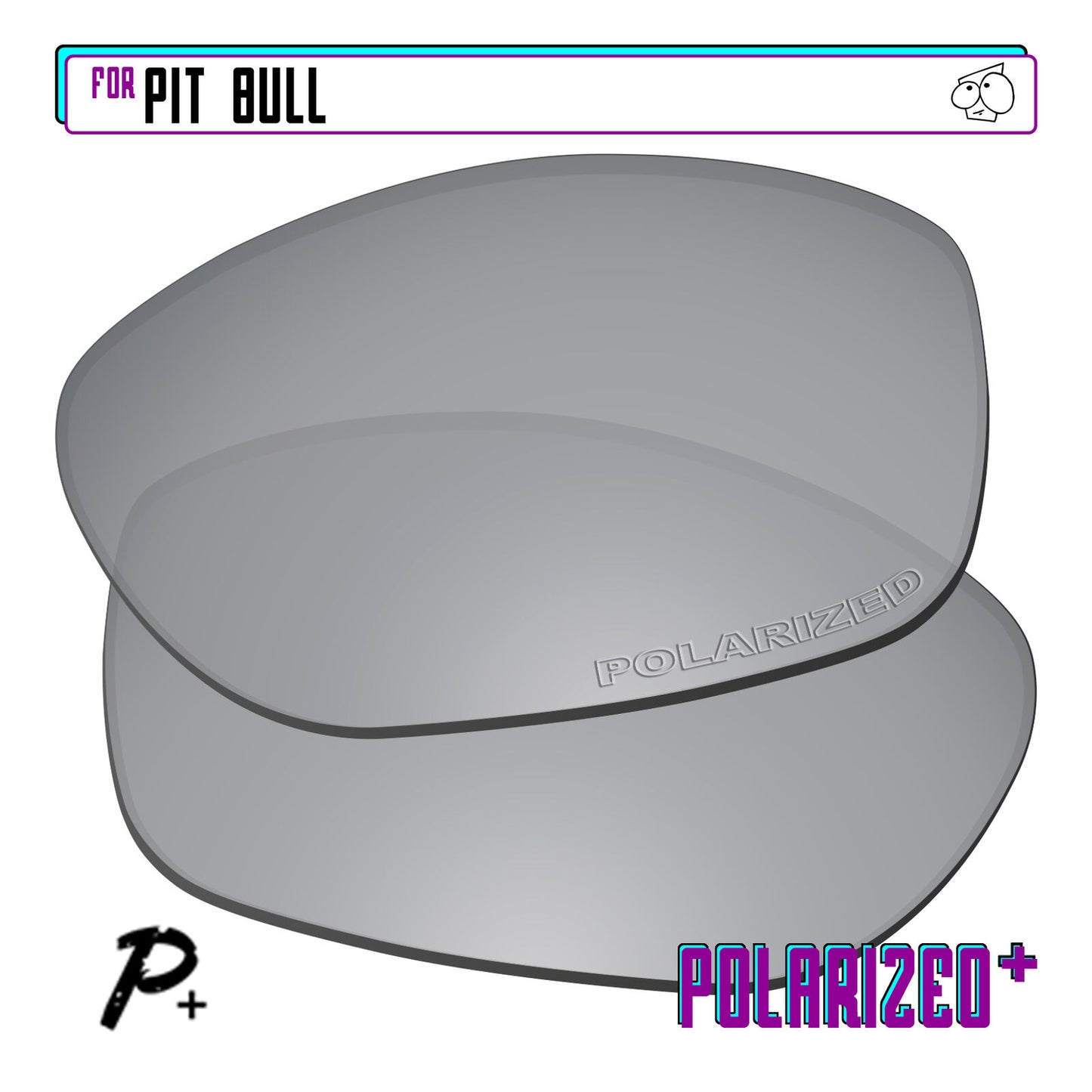 POLARIZED+ Replacement Lens For-Oakley Pit Bull Sunglass Anti-Scratch