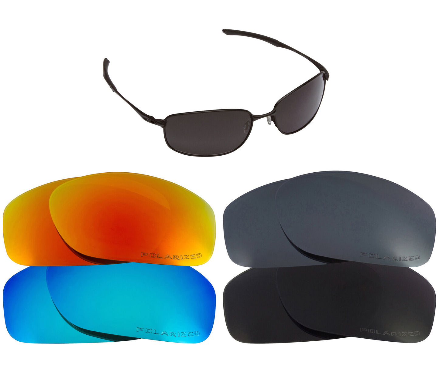 LenSwitch Replacement Lenses for Oakley Taper Sunglasses Multi-Color