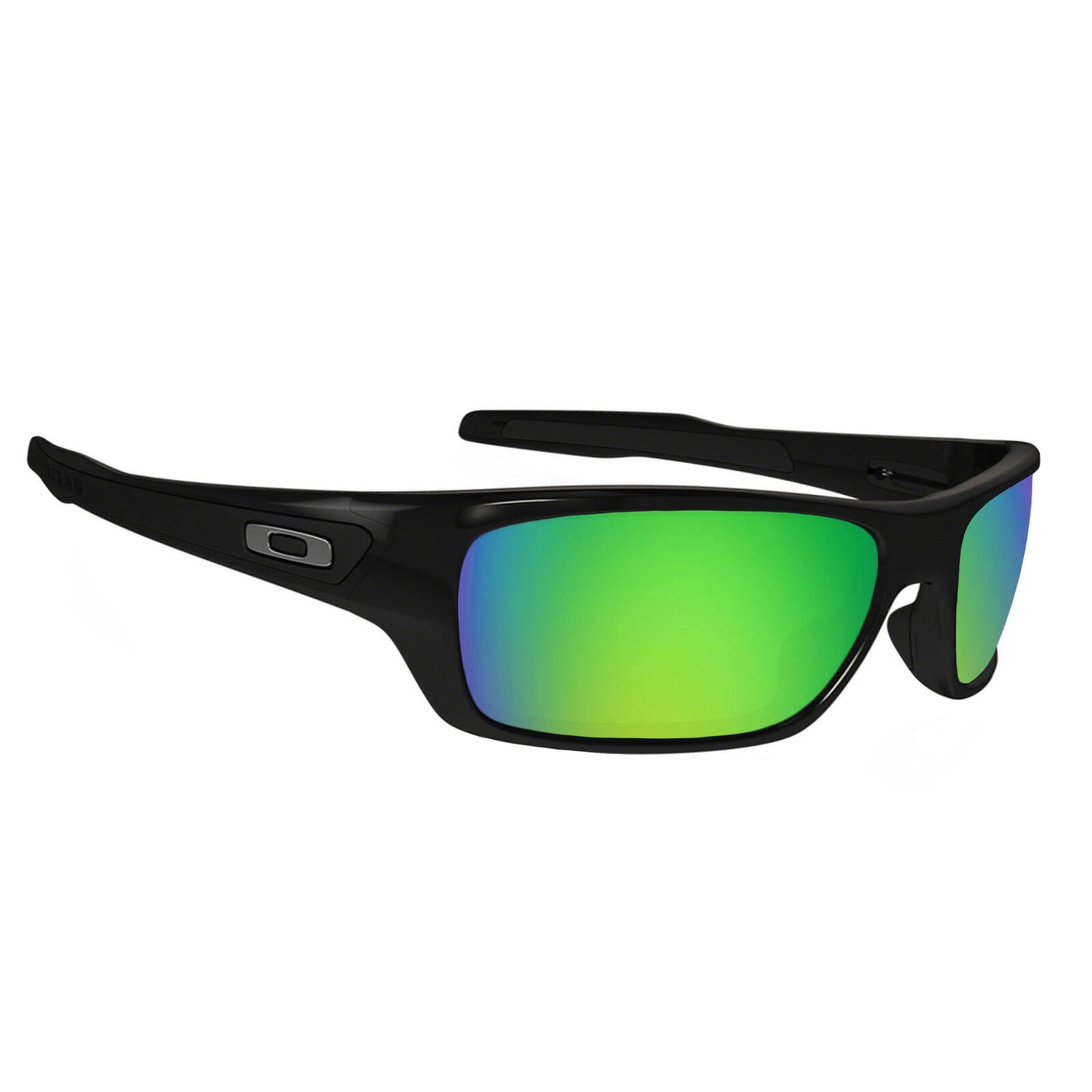 LenSwitch Replacement Lenses for Oakley Turbine Sunglasses Green Mirror