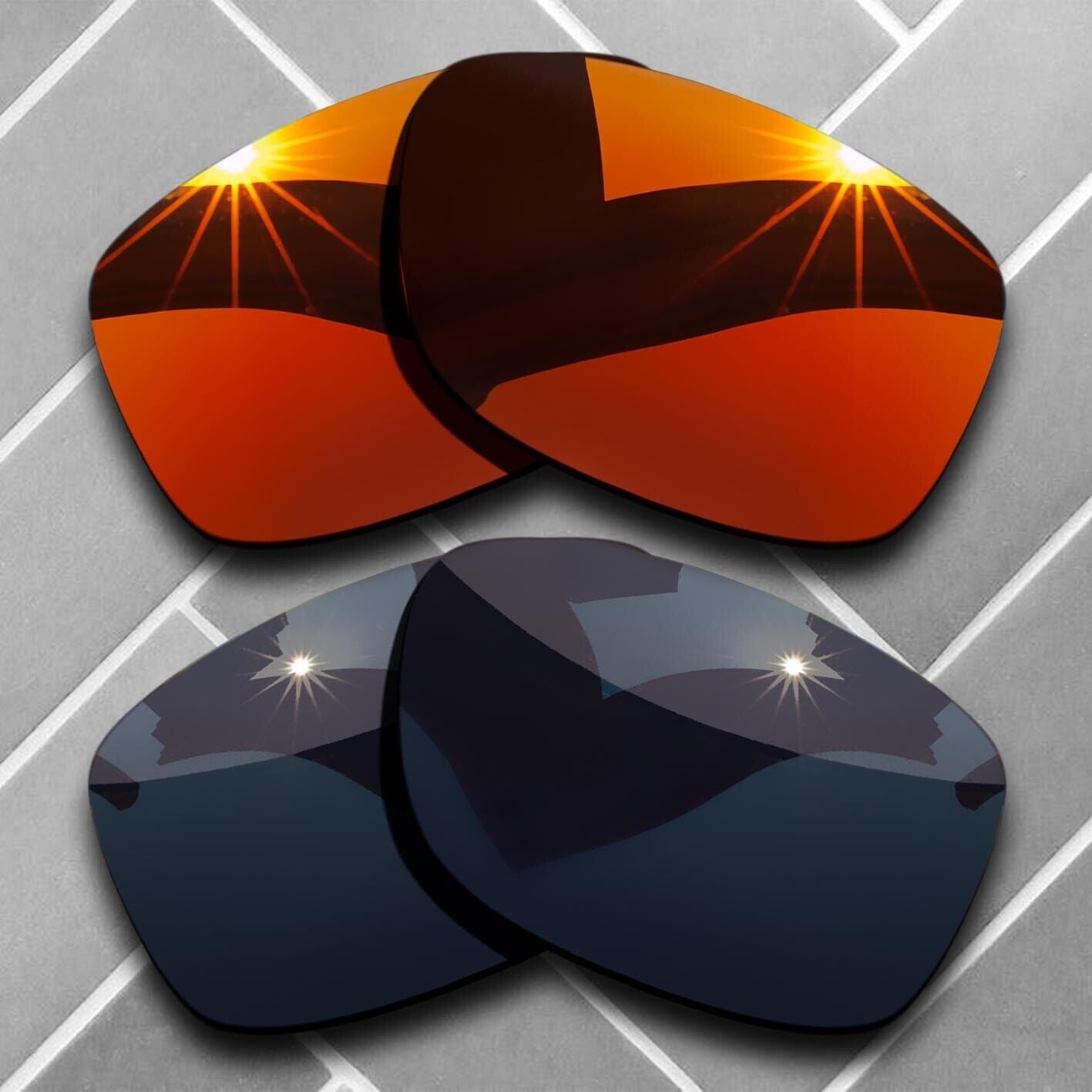 Polarized Replacement lenses for-Oakley Jupiter Squared Anti-Scratch Choices US