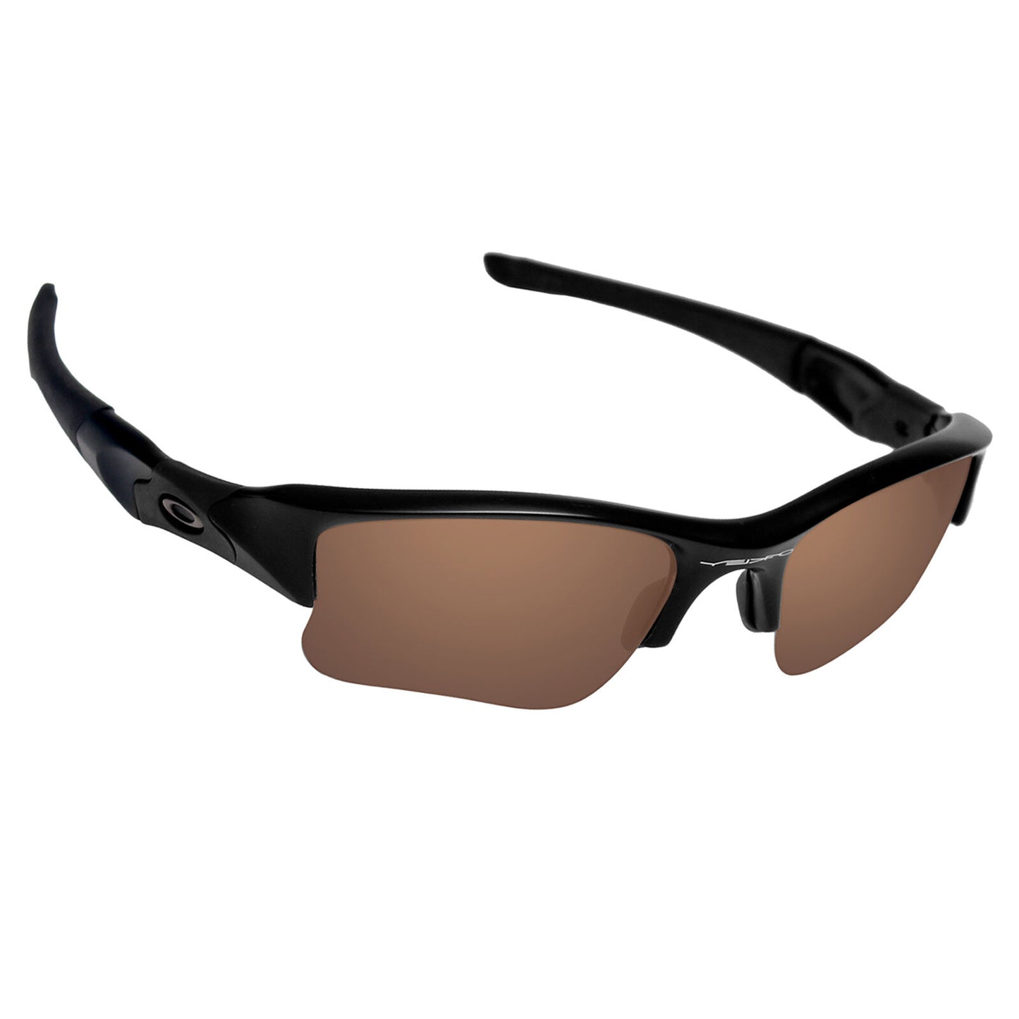 Hawkry Polarized Replacement Lenses for-Oakley Flak Jacket XLJ Bronze Brown