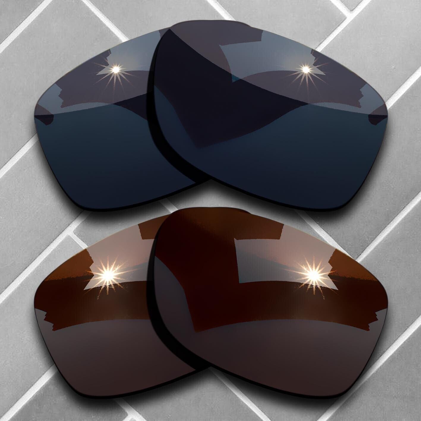 Polarized Replacement lenses for-Oakley Jupiter Squared Anti-Scratch Choices US