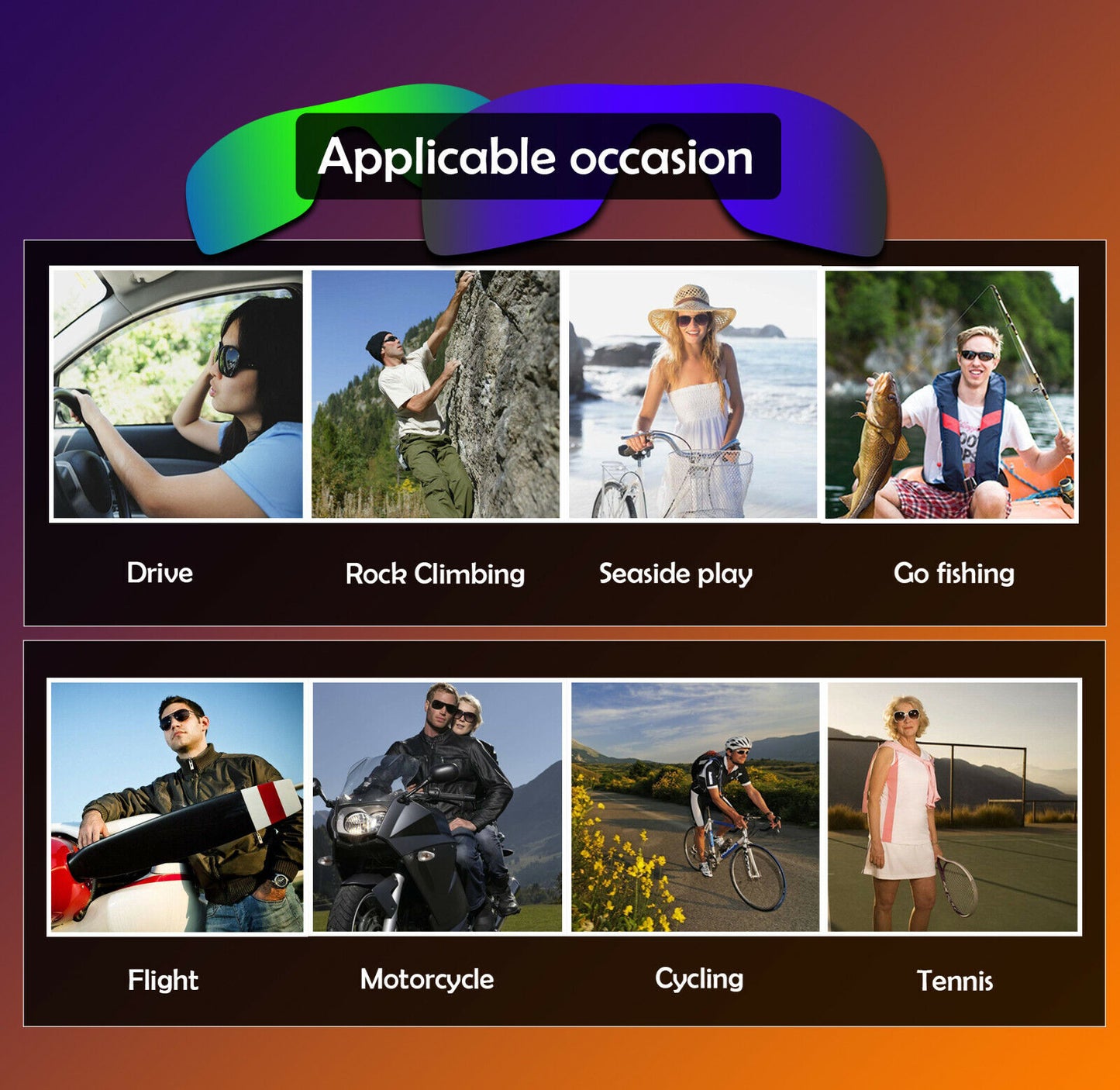 Polarized Replacement lenses for-Oakley Frogskins Anti-Scratch Multiple Choices