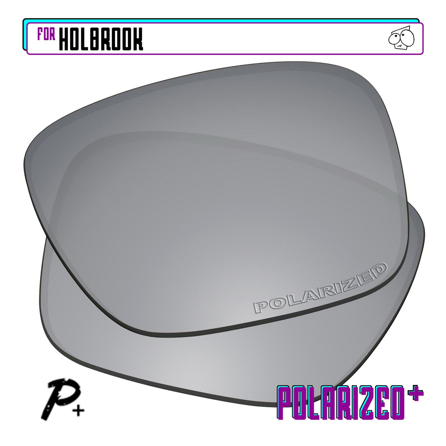 POLARIZED+ Replacement Lens For-Oakley Holbrook Sunglass Anti-Scratch