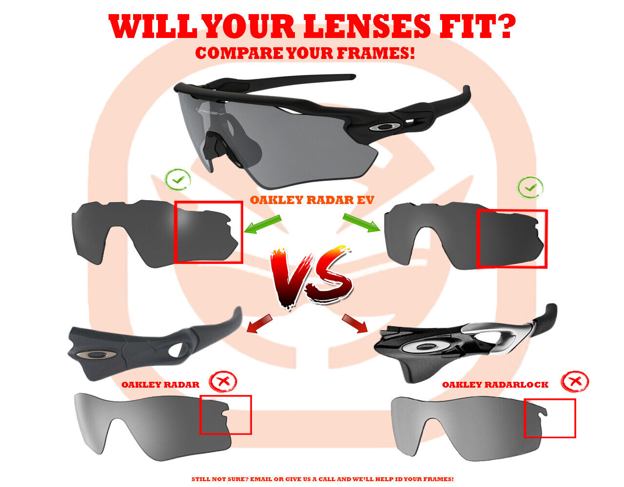 LenSwitch Polarized Replacement Lenses for Oakley Radar EV Path Sunglasses Green