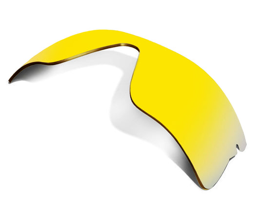 LenSwitch Replacement Lenses for Oakley Radar Range Sunglasses Gold Mirror