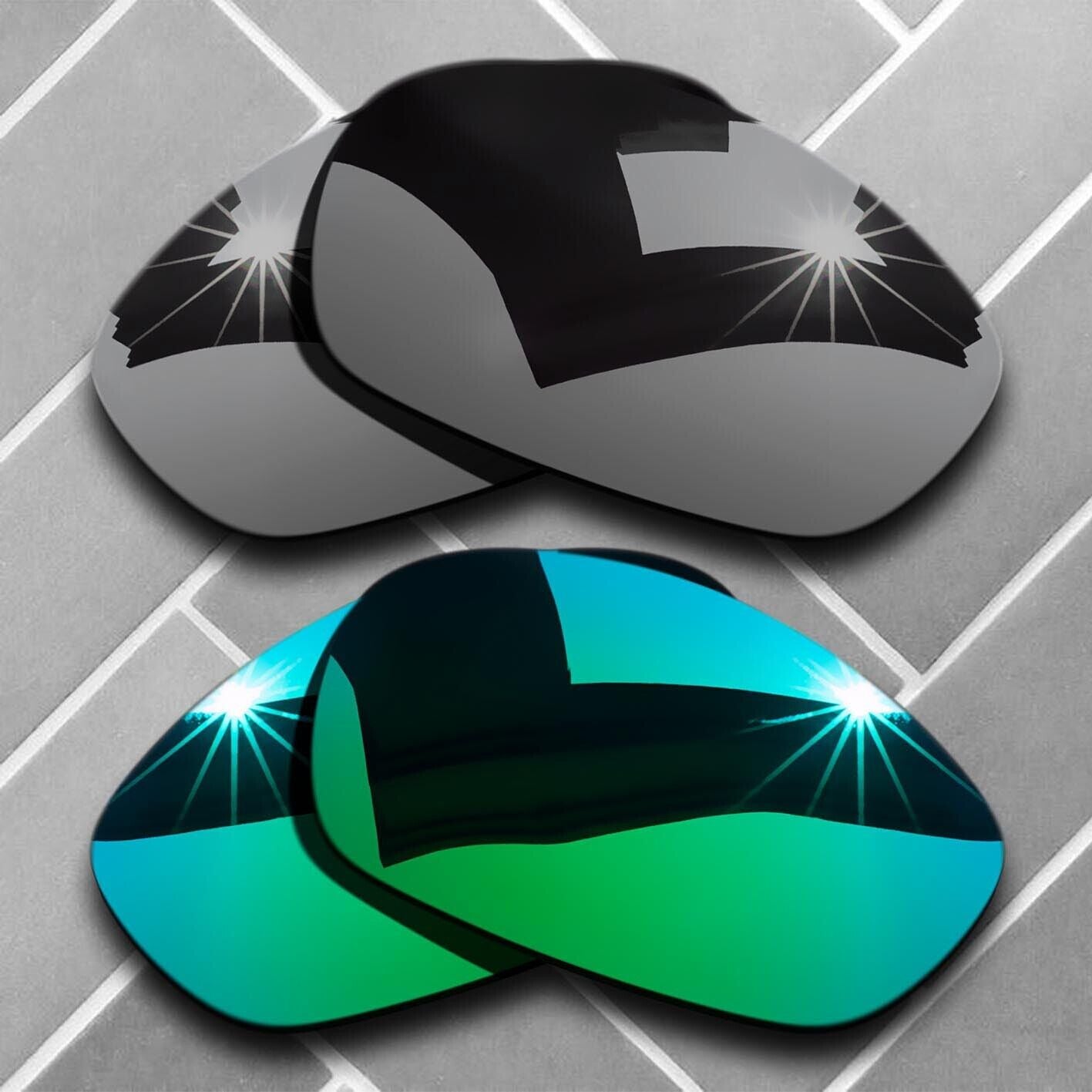 Anti-Scratch Replacement lenses for-Oakley Straight Jacket 2007 Polarized Choice