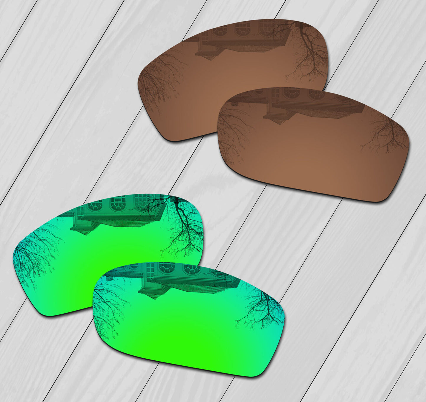 POLARIZED Replacement Lenses For-Oakley Fives Squared Anti-Scratch Options