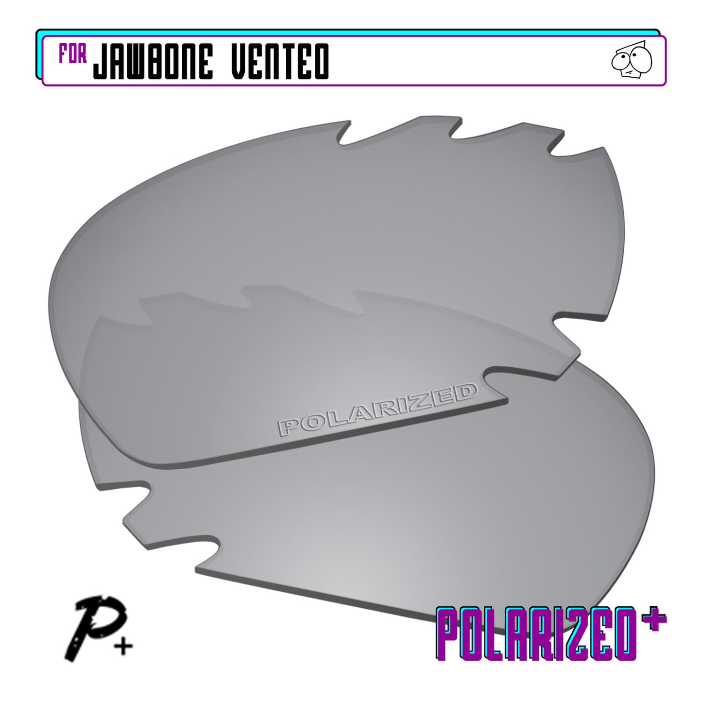 POLARIZED+ Replacement Lens For-Oakley Jawbone Vented Sunglass Anti-Scratch