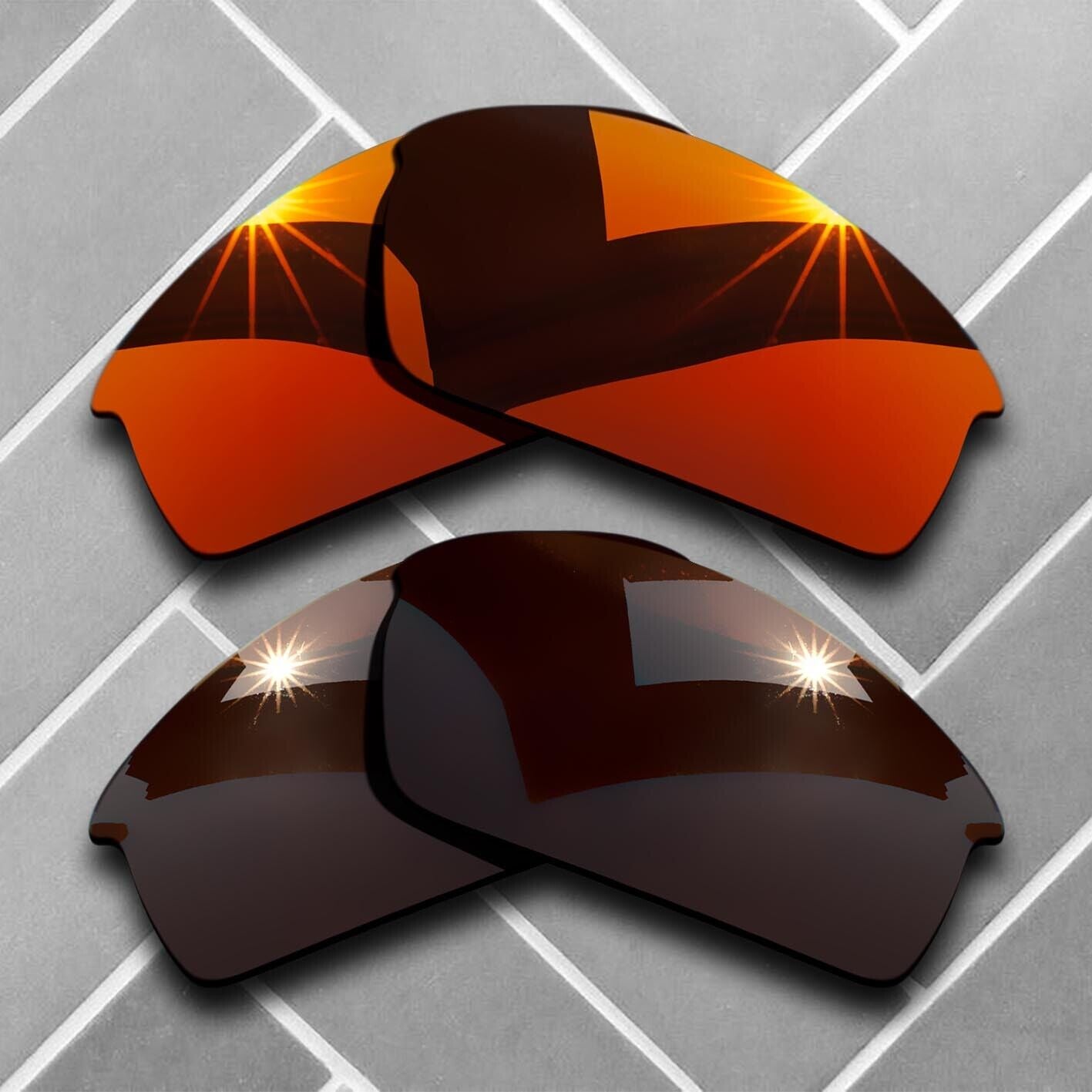 Polarized Anti-Scratch Replacement lenses for-Oakley Bottlecap Frame Choices