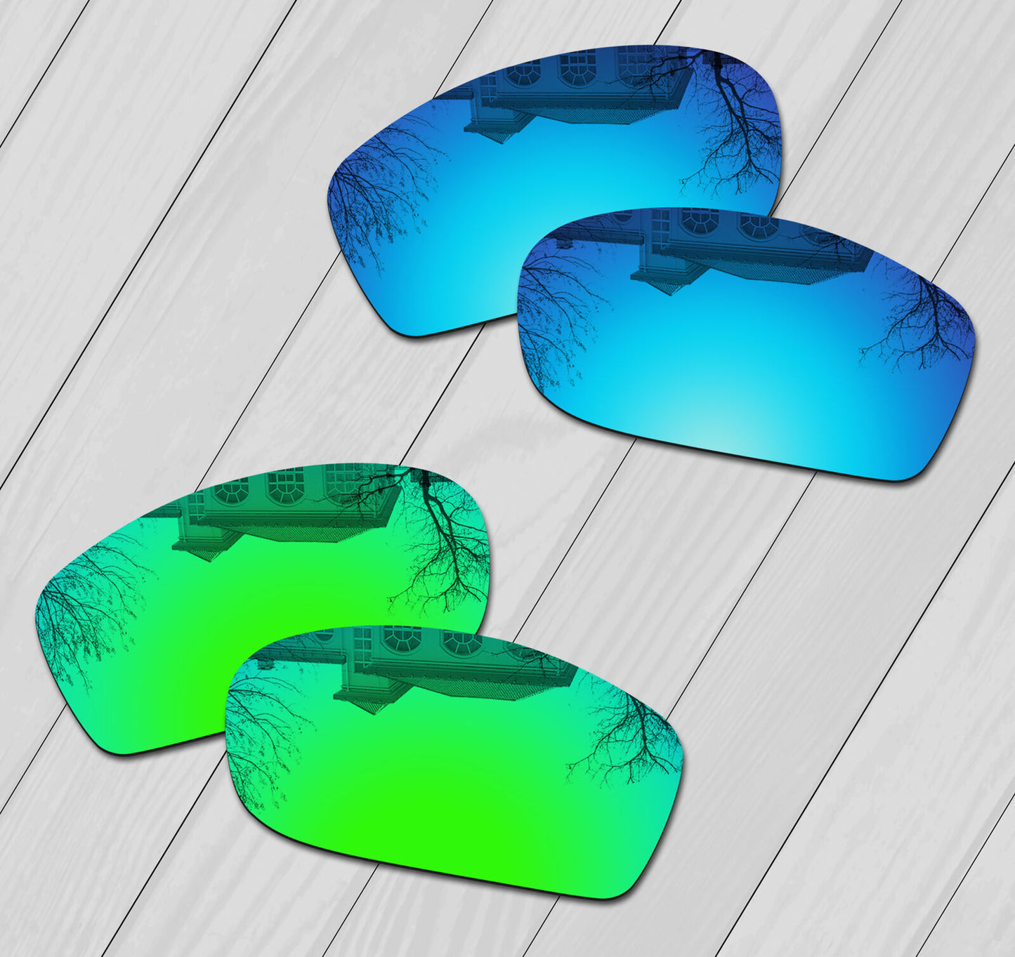 POLARIZED Replacement Lenses For-Oakley Fives Squared Anti-Scratch Options