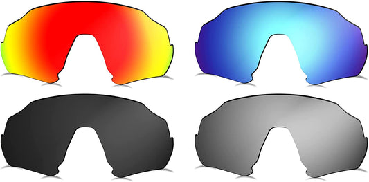 Prizo Polarized Replacement Lenses for Oakley Flight Jacket Sunglasses OO9401 - MultiOptions