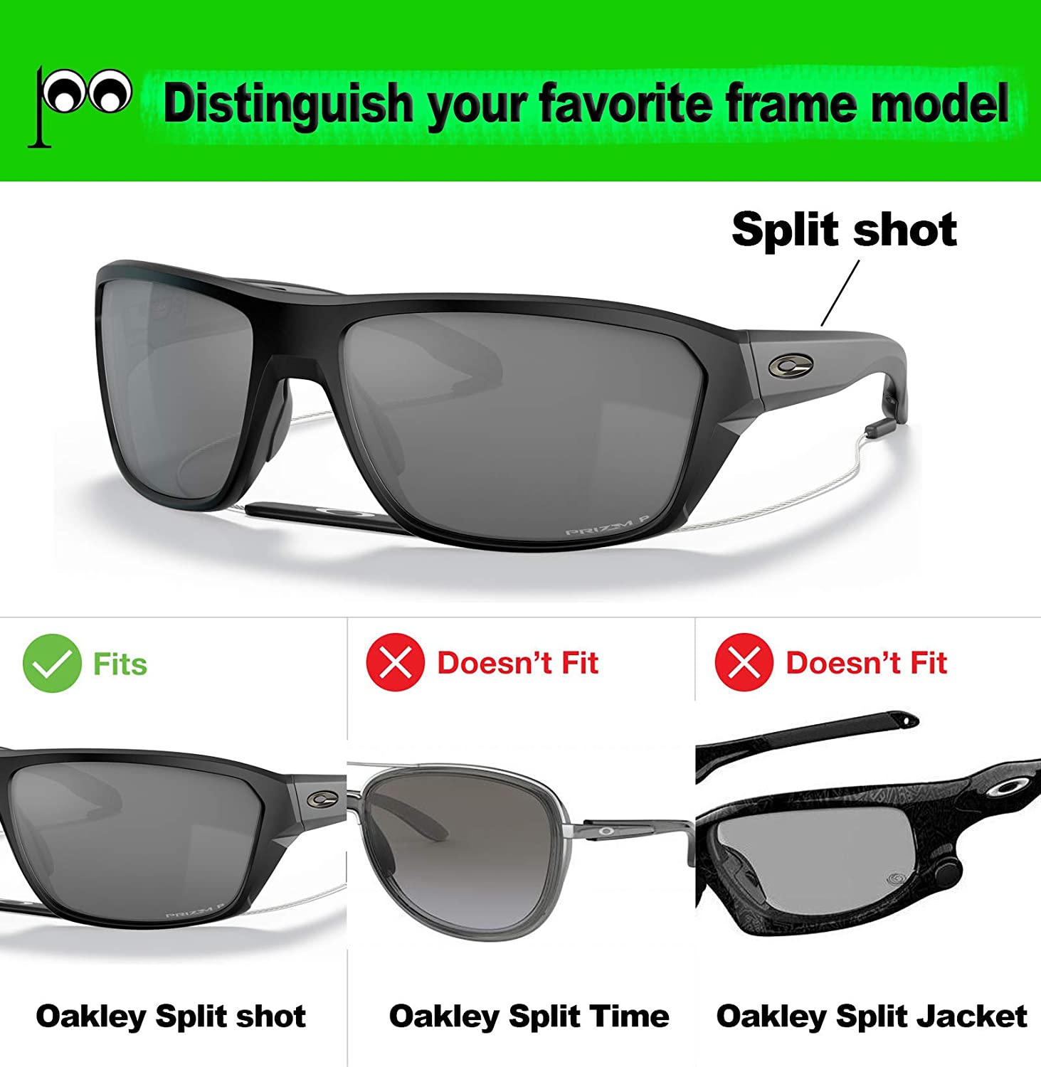Oakley SI Split Shot Sunglasses Prizm Deep Water Polarized
